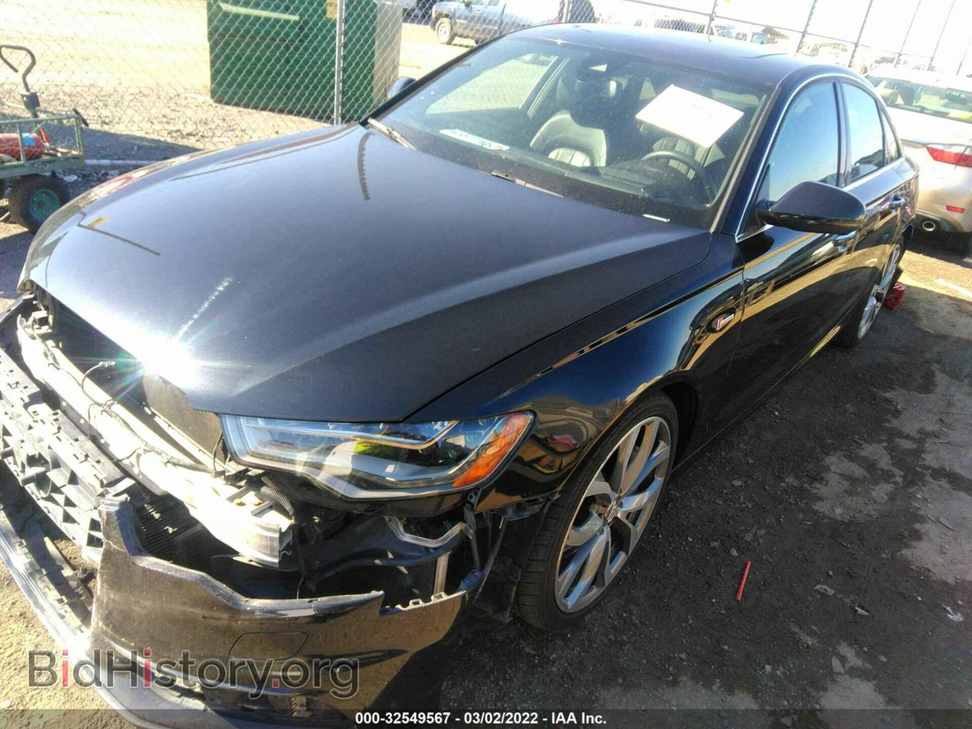 2013 AUDI A6 - VIN: WAUJGAFC1DN106440 - Фото 2