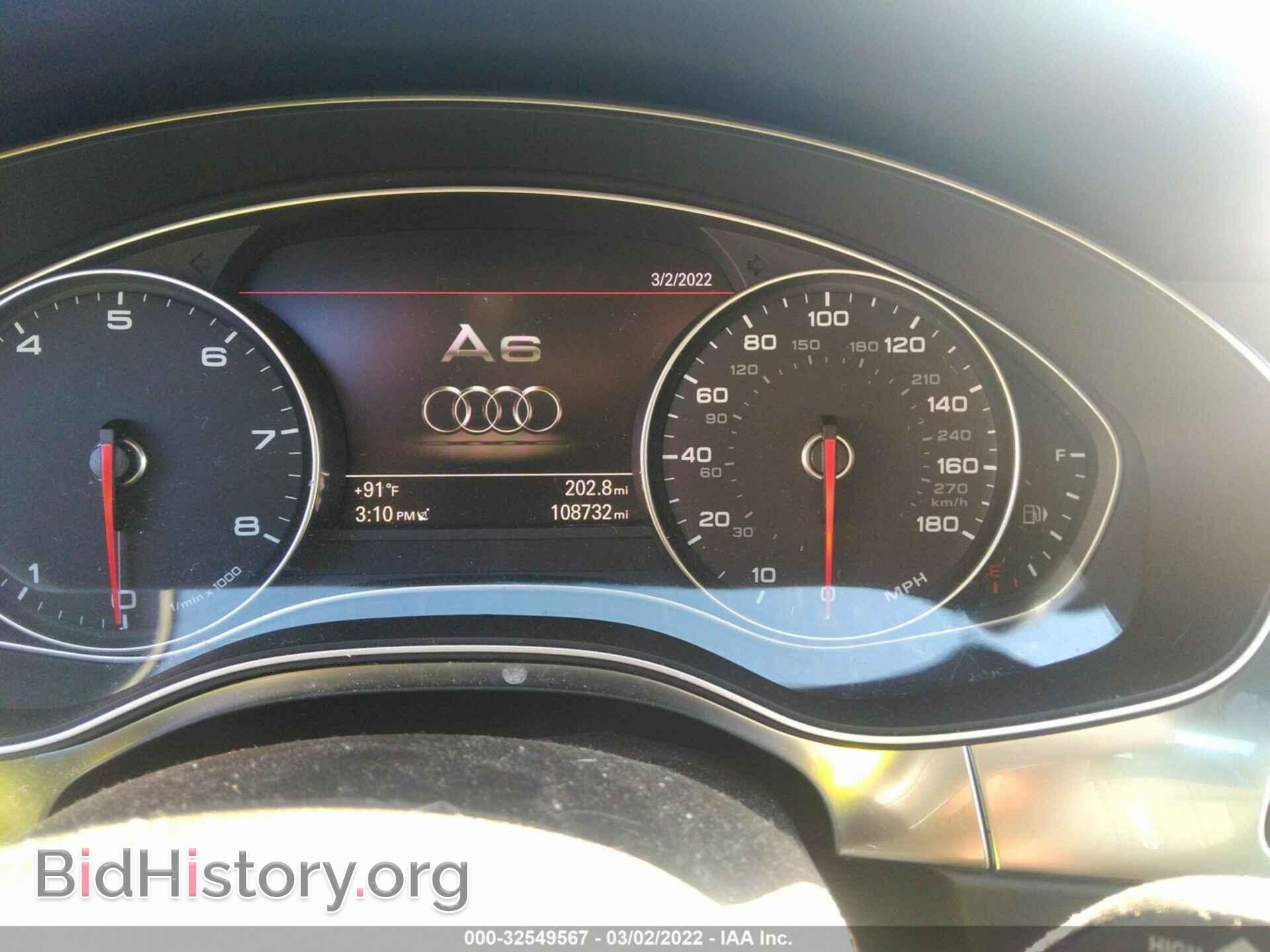 2013 AUDI A6 - VIN: WAUJGAFC1DN106440 - Фото 7