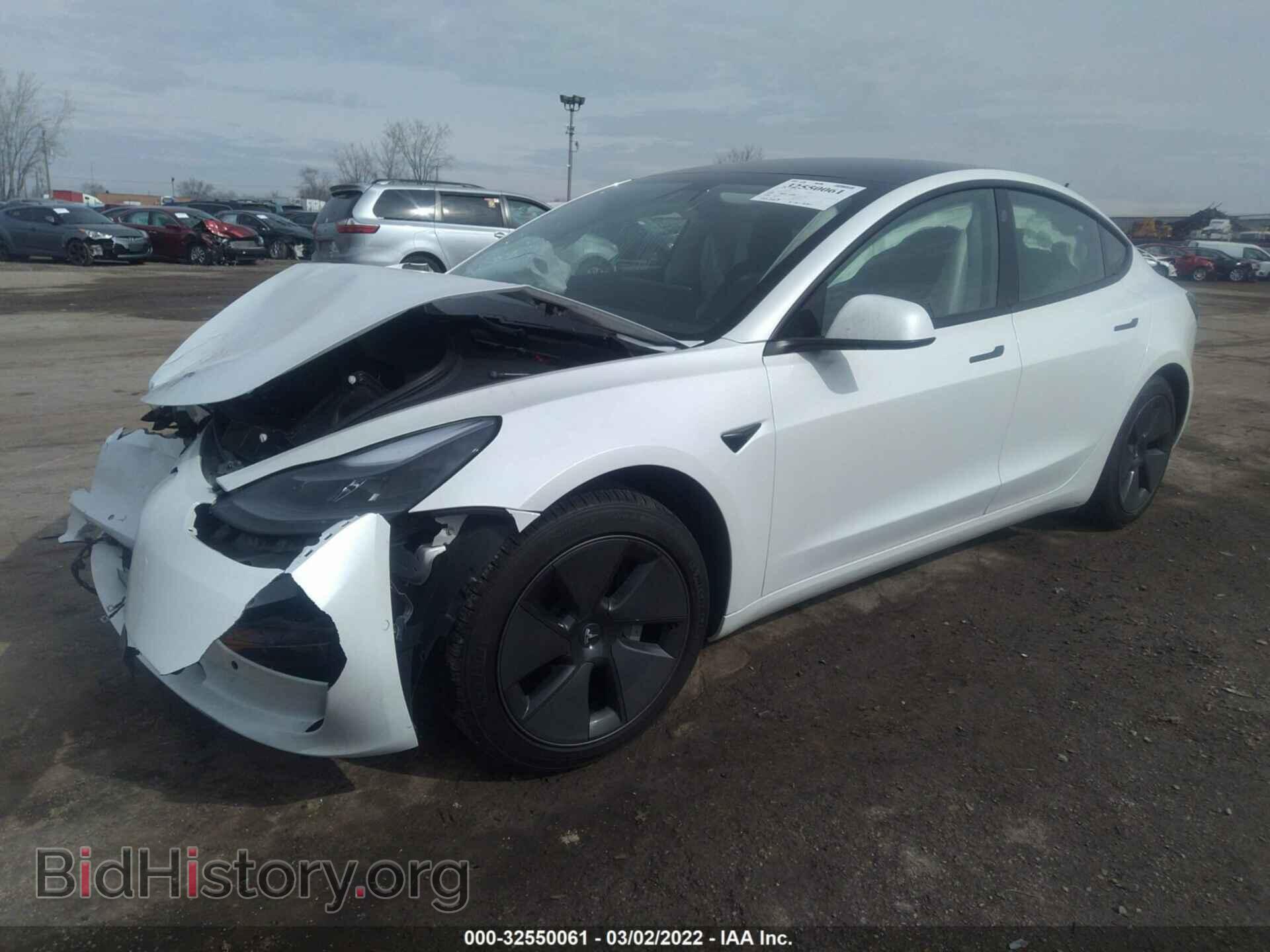 2021 TESLA MODEL 3 - VIN: 5YJ3E1EB5MF974305 - Фото 2