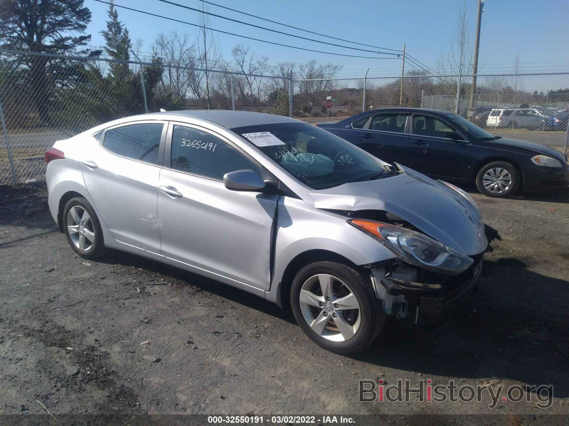 Photo KMHDH4AE3DU639107 - HYUNDAI ELANTRA 2013