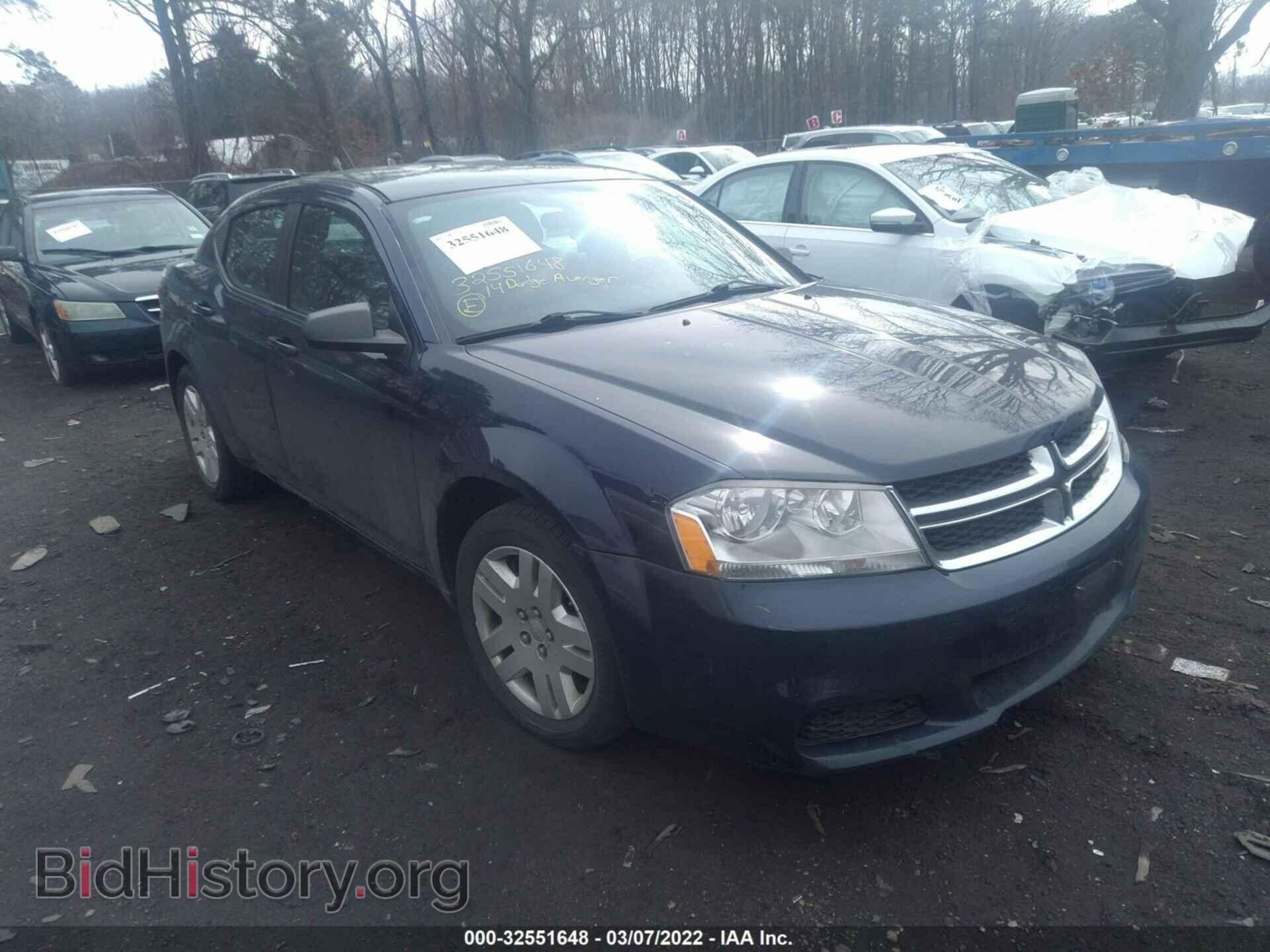 Фотография 1C3CDZAB9EN112686 - DODGE AVENGER 2014