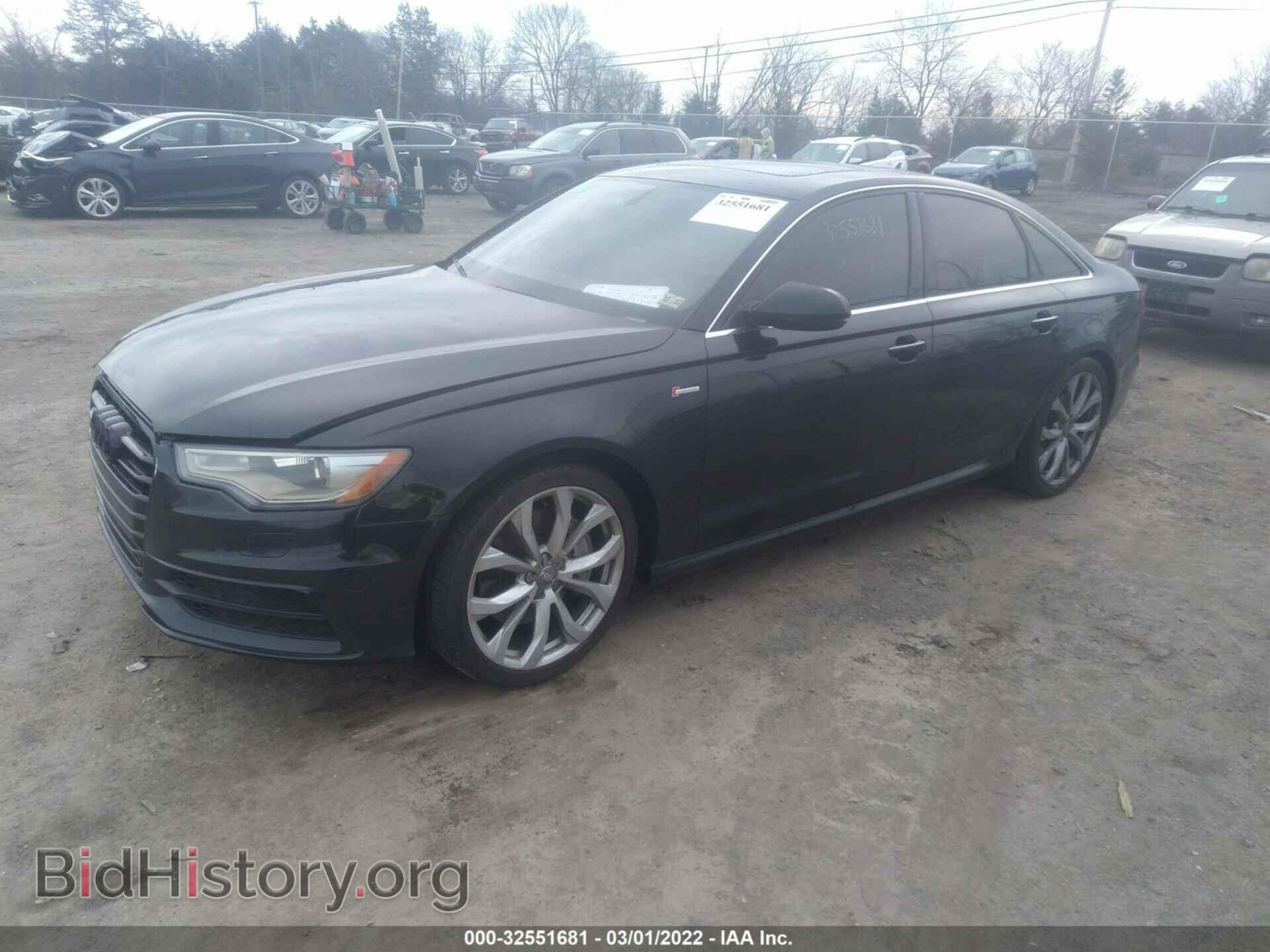 2012 AUDI A6 - VIN: WAUHGAFC0CN087411 - Фото 2