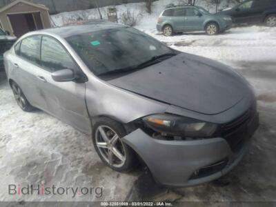 2014 Dodge DART GT, серебристый — VIN 1C3CDFEB5ED693103, IAAI