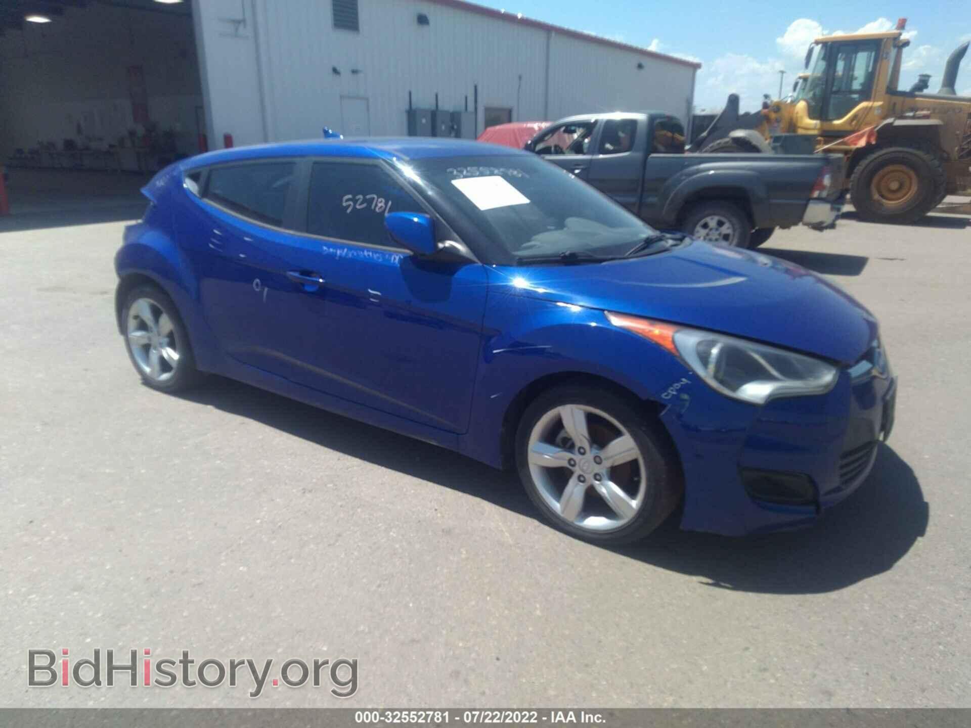 Фотография KMHTC6AD0CU077324 - HYUNDAI VELOSTER 2012