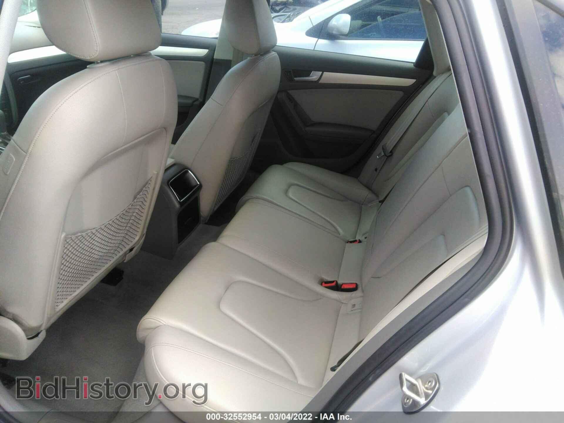 2012 AUDI A4 - VIN: WAUAFAFL3CA113236 - Фото 8