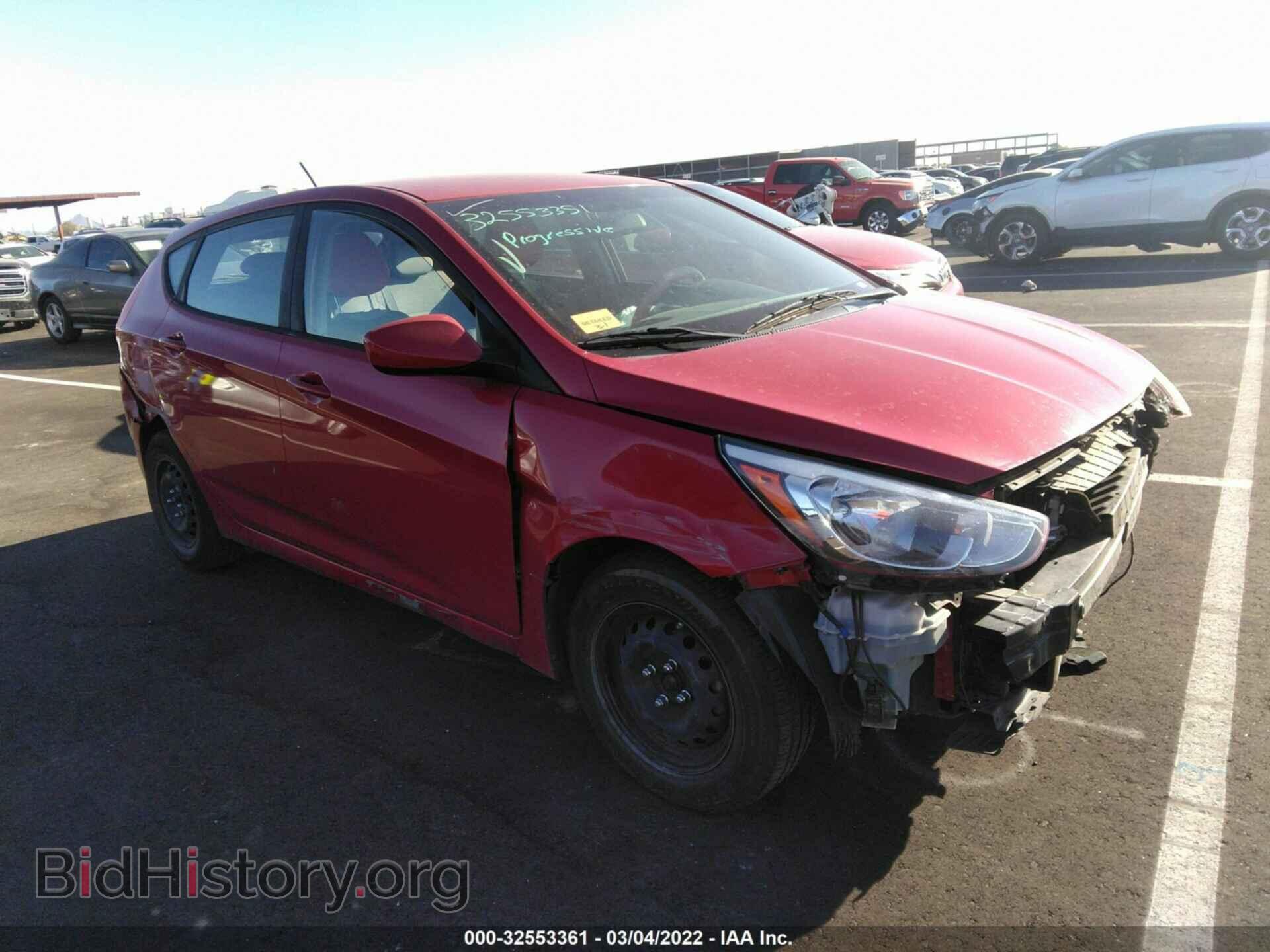 Photo KMHCT5AE3HU319954 - HYUNDAI ACCENT 2017
