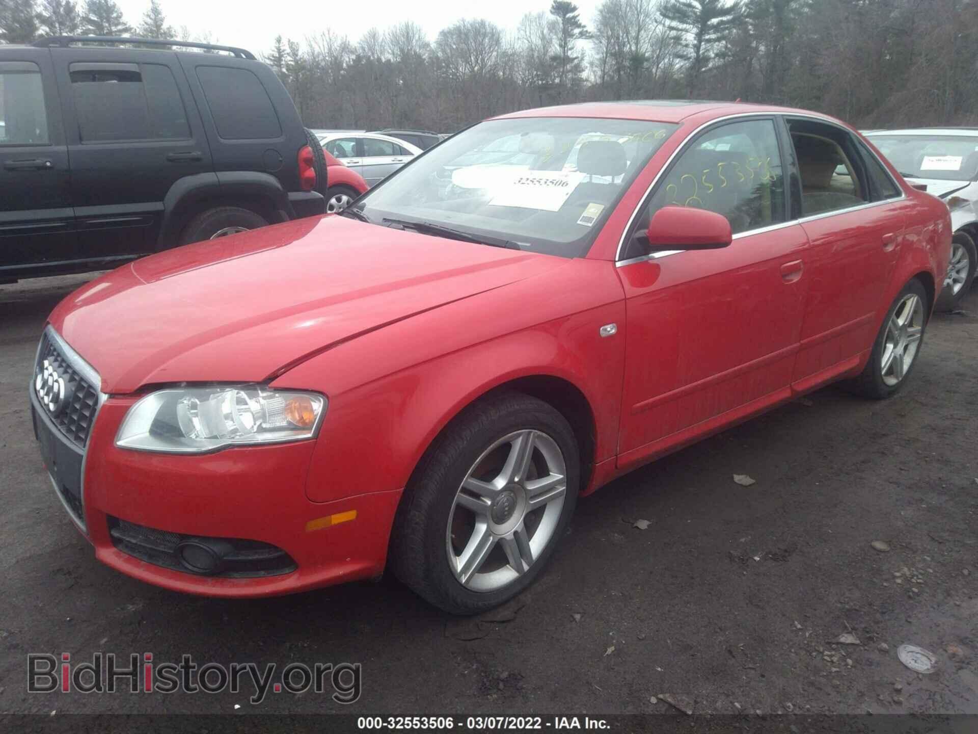 2008 AUDI A4 - VIN: WAUDF78E68A006137 - Фото 2