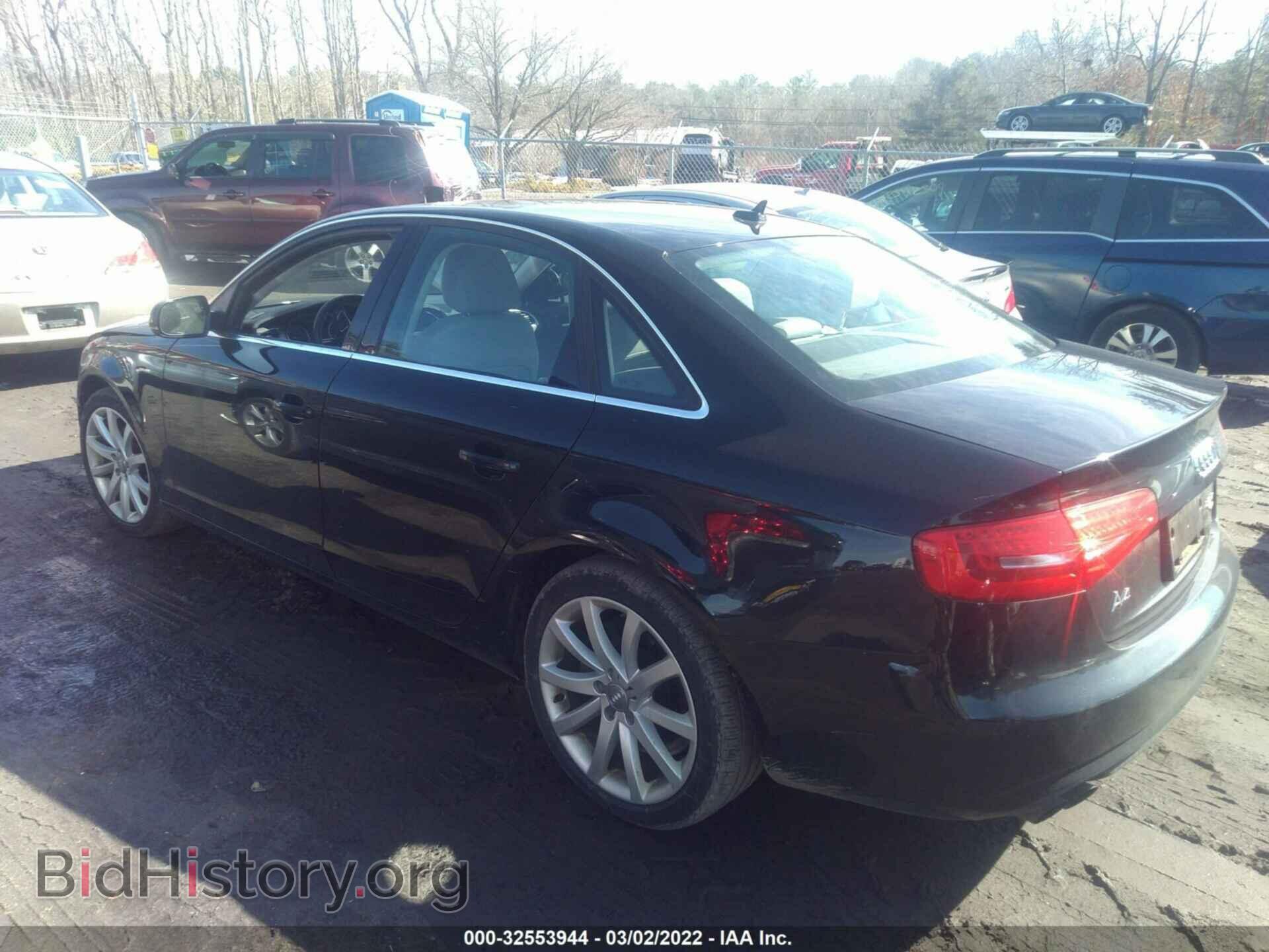 2013 AUDI A4 - VIN: WAUHFAFL2DN037873 - Фото 3