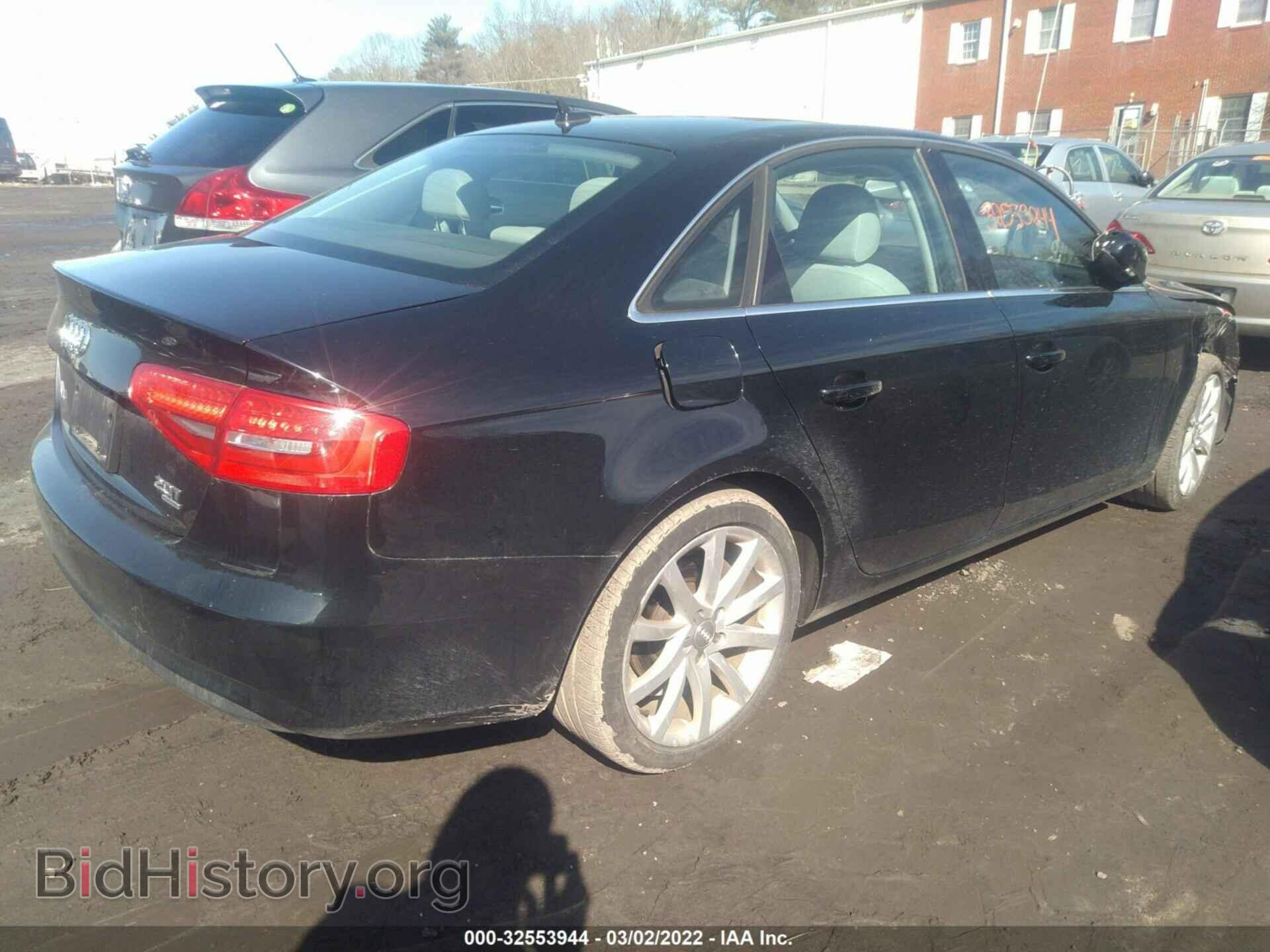 2013 AUDI A4 - VIN: WAUHFAFL2DN037873 - Фото 4