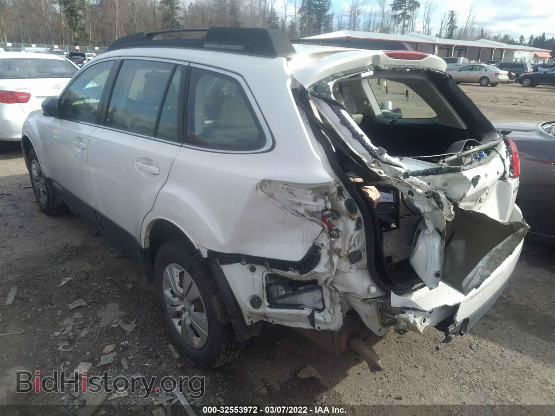 2012 SUBARU OUTBACK - VIN: 4S4BRBAC0C3233300 - Фото 3