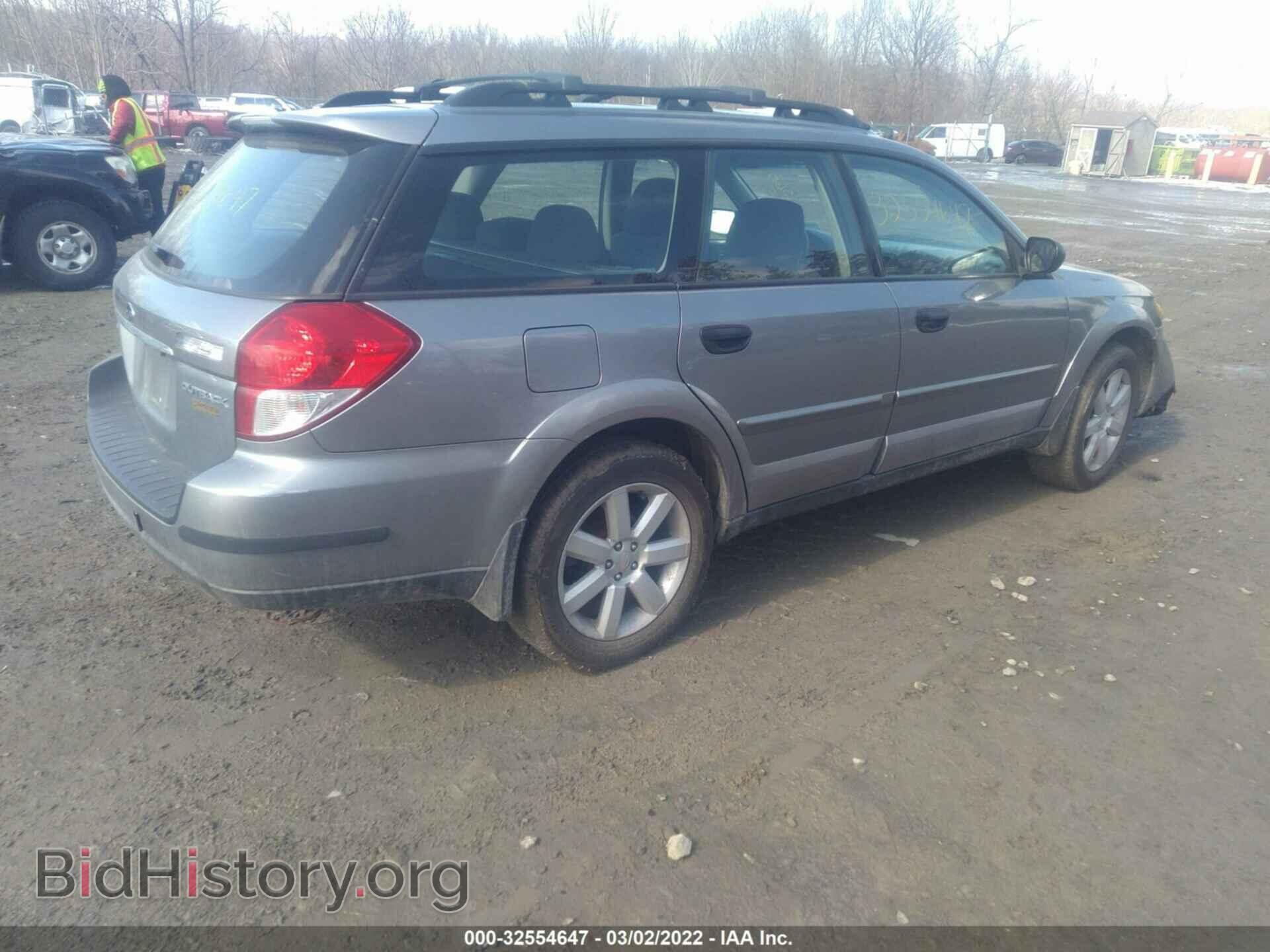 2009 SUBARU OUTBACK - VIN: 4S4BP61C497326738 - Фото 4