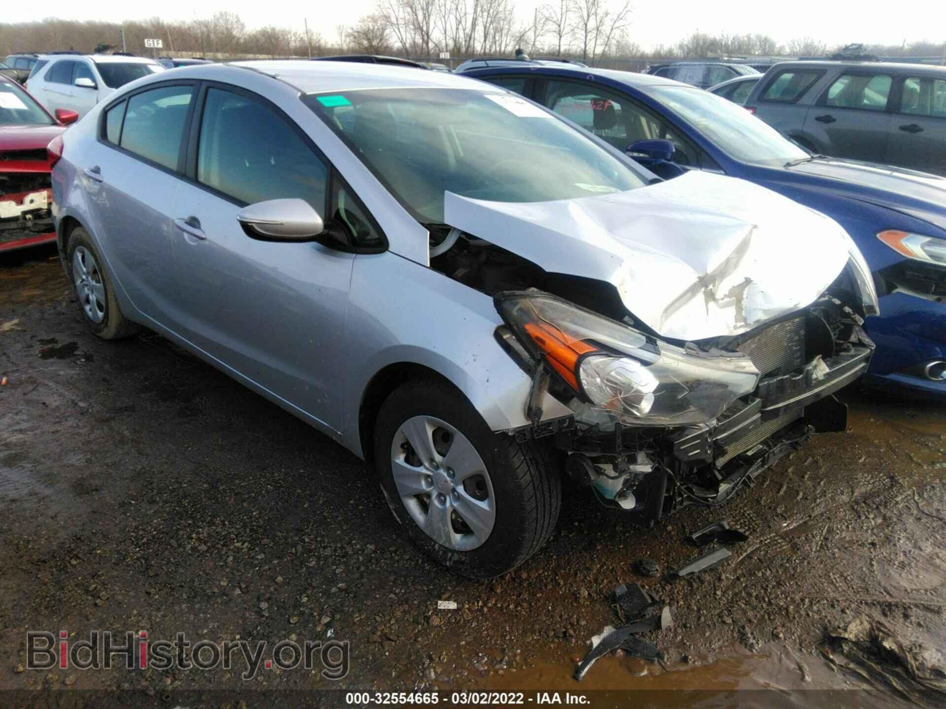 Photo KNAFX4A69G5498273 - KIA FORTE 2016