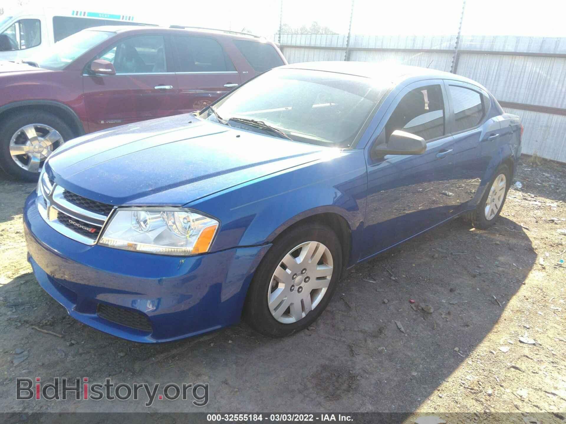 2013 DODGE AVENGER - VIN: 1C3CDZAB3DN544706 - Фото 2