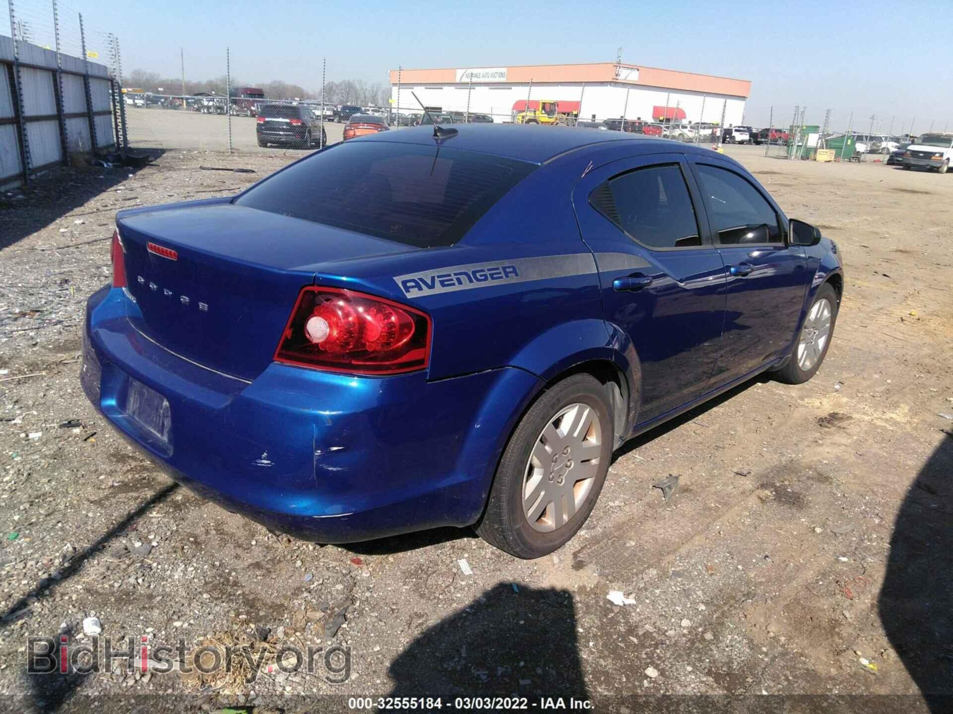 2013 DODGE AVENGER - VIN: 1C3CDZAB3DN544706 - Фото 4