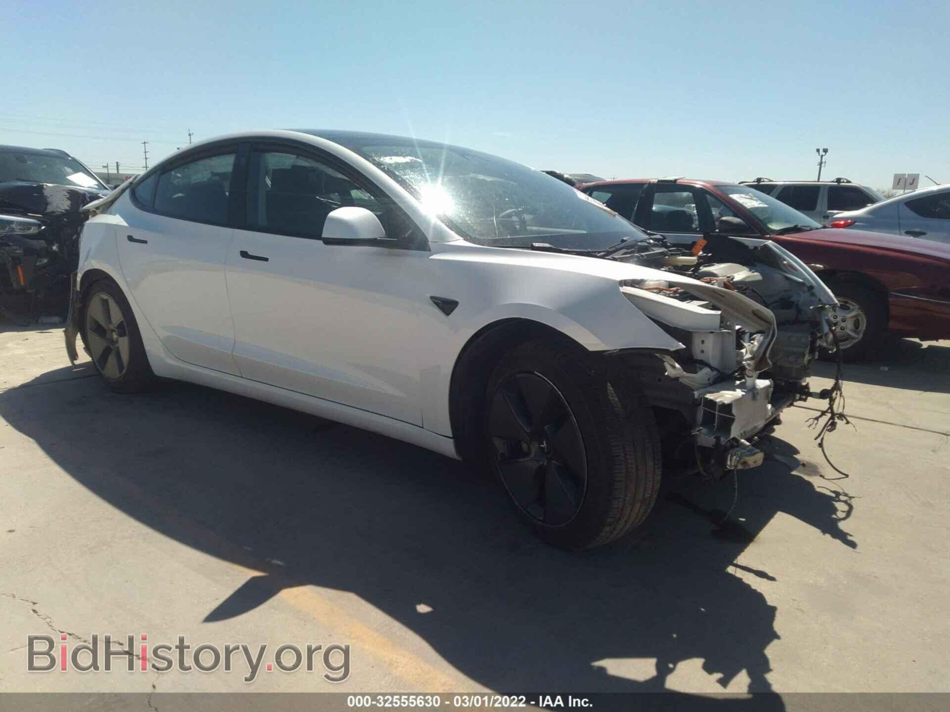 Photo 5YJ3E1EA1MF973465 - TESLA MODEL 3 2021