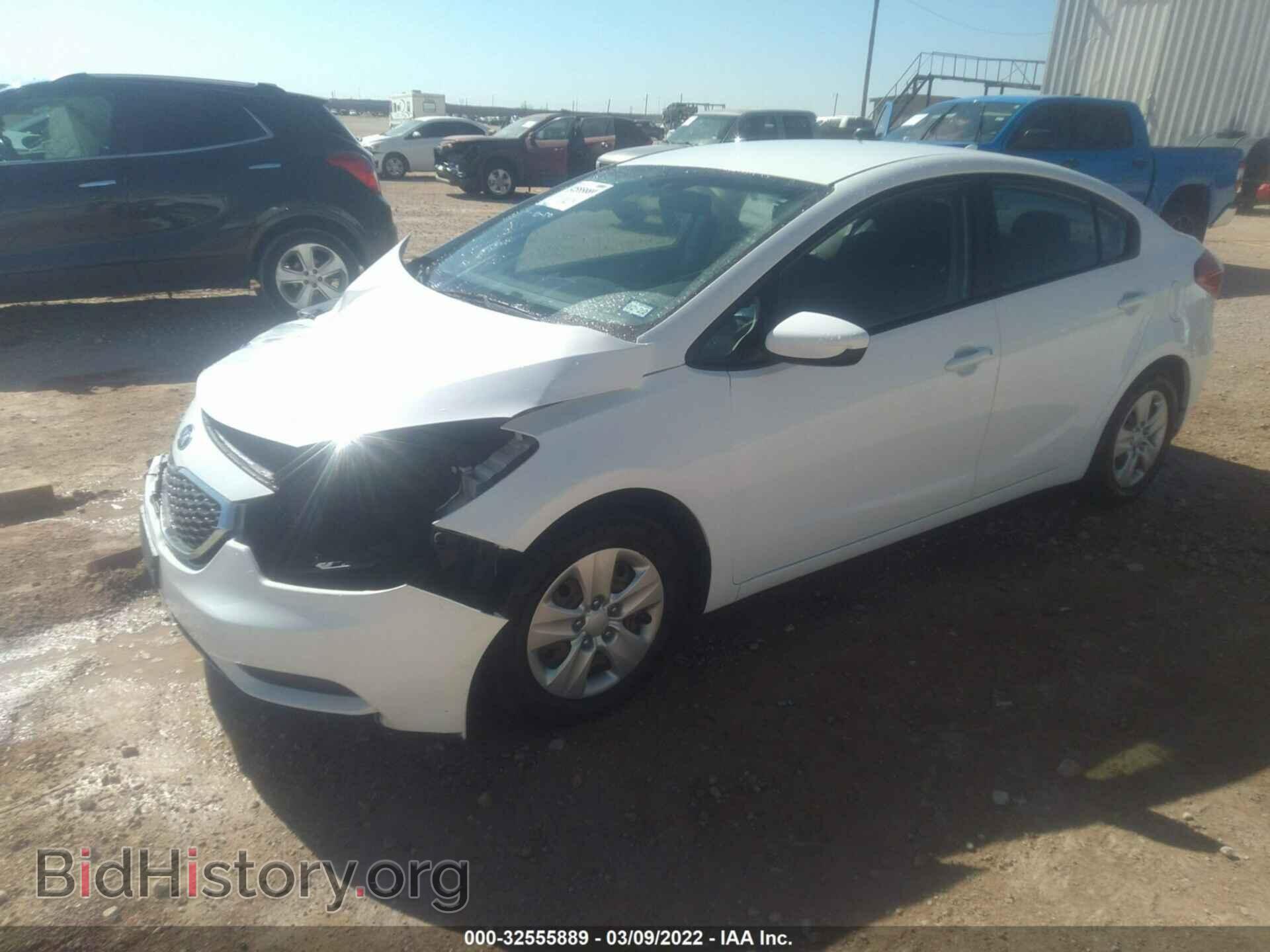 2016 KIA FORTE - VIN: KNAFK4A67G5446767 - Фото 2