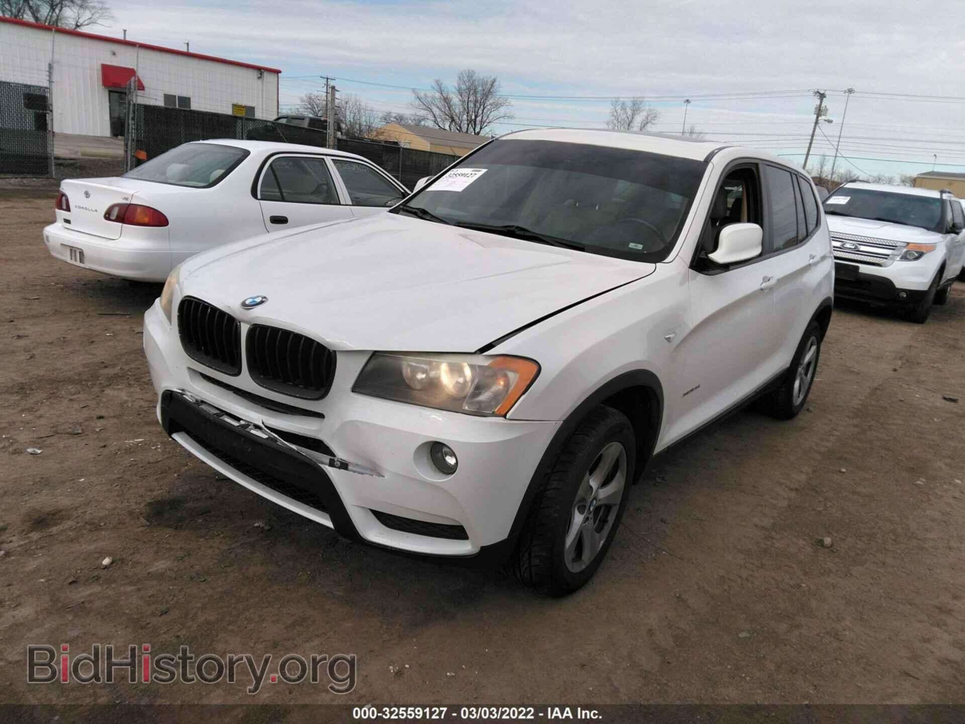 2011 BMW X3 - VIN: 5UXWX5C58BLK59457 - Фото 2
