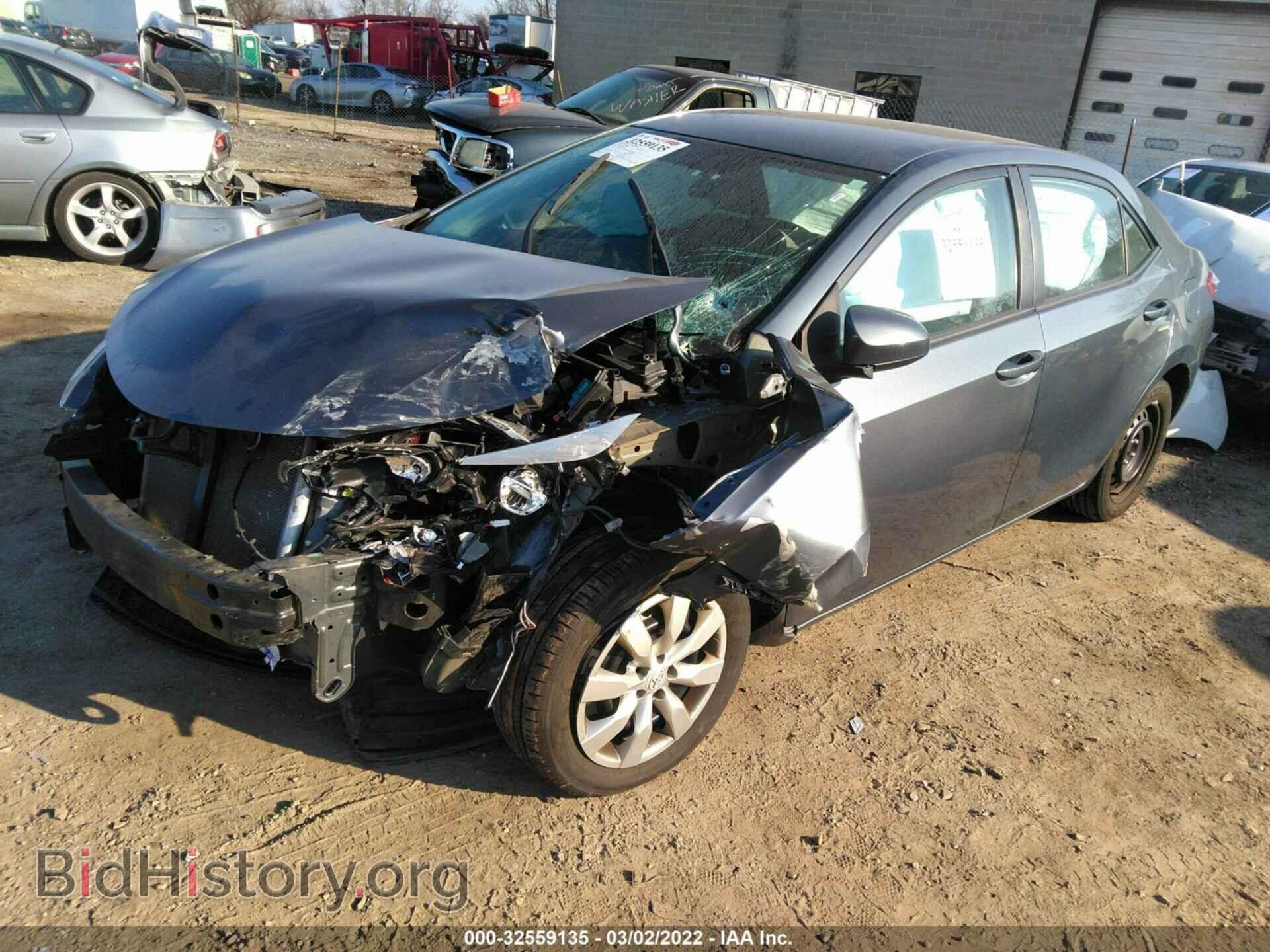 2014 TOYOTA COROLLA - VIN: 2T1BURHE2EC167670 - Фото 2