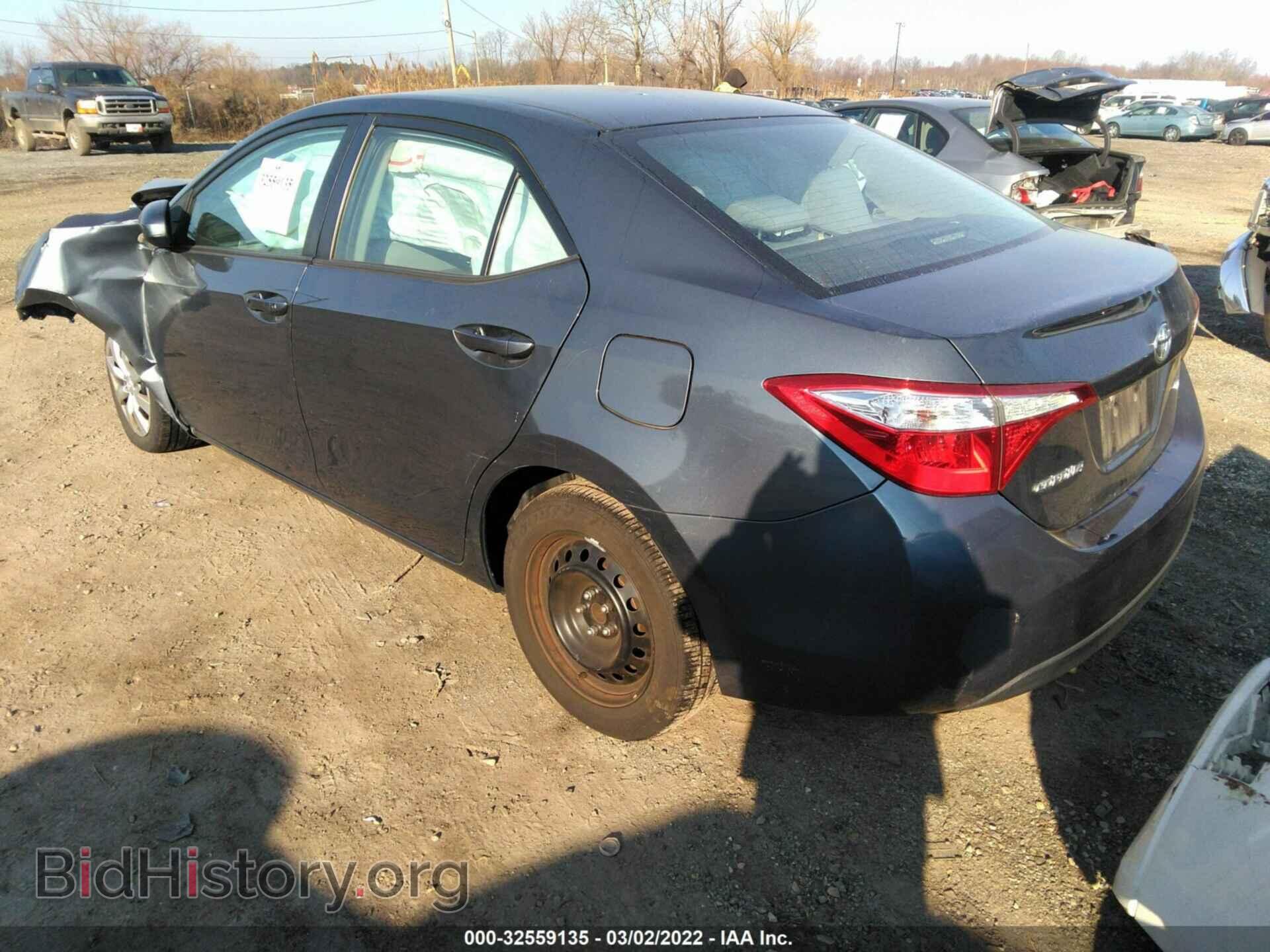 2014 TOYOTA COROLLA - VIN: 2T1BURHE2EC167670 - Фото 3