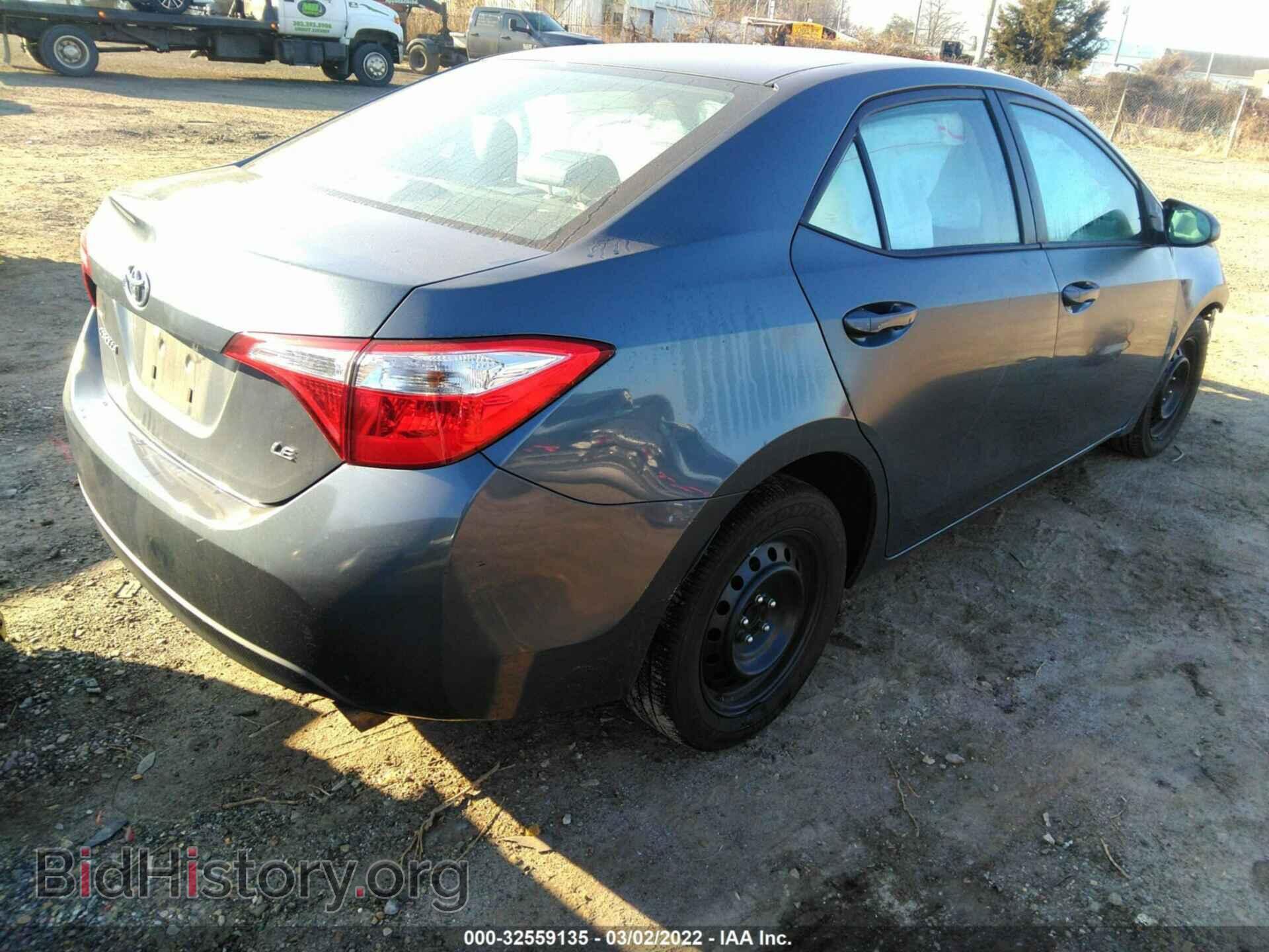 2014 TOYOTA COROLLA - VIN: 2T1BURHE2EC167670 - Фото 4