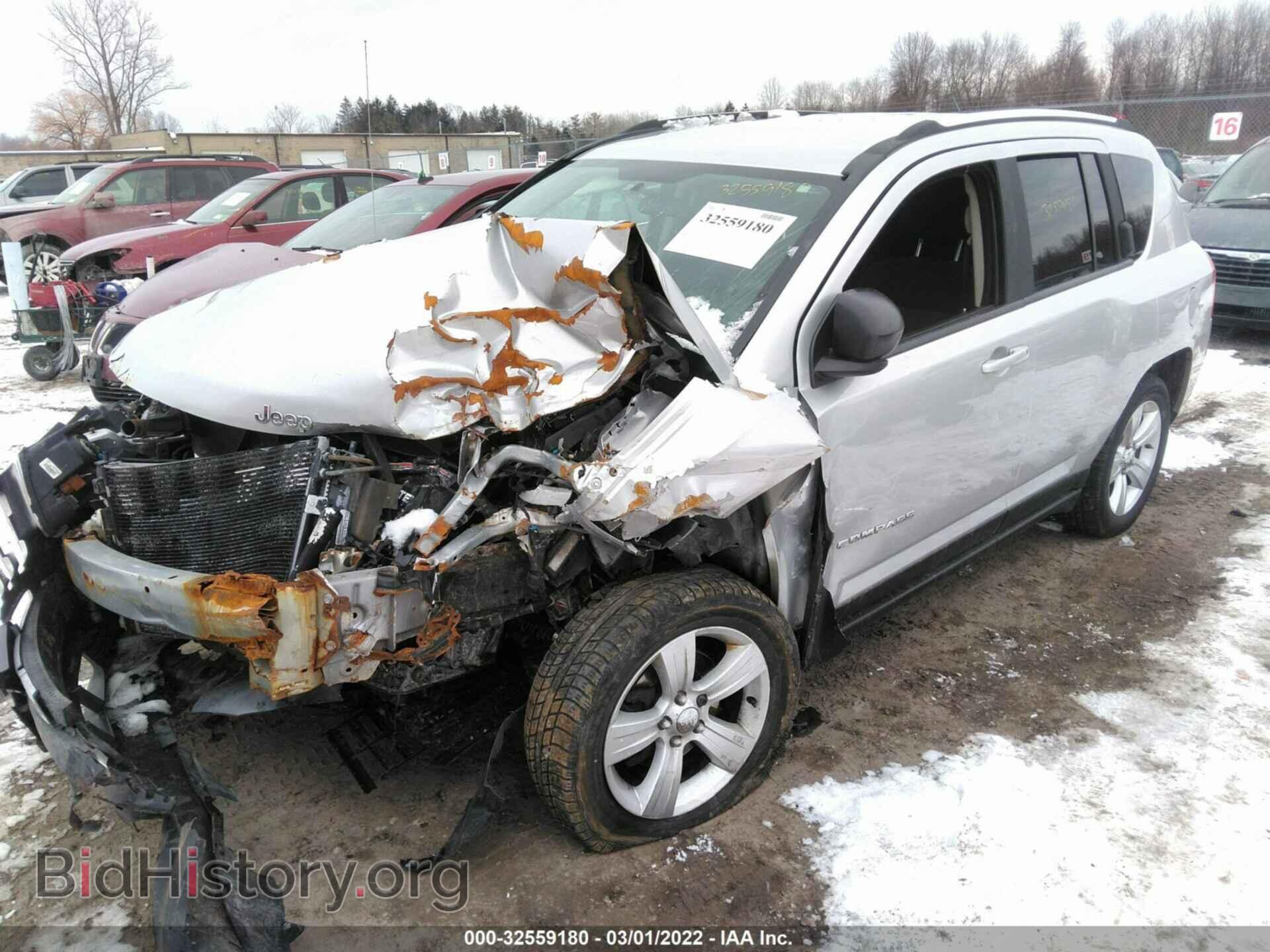 2012 JEEP COMPASS - VIN: 1C4NJDBB3CD604891 - Фото 2