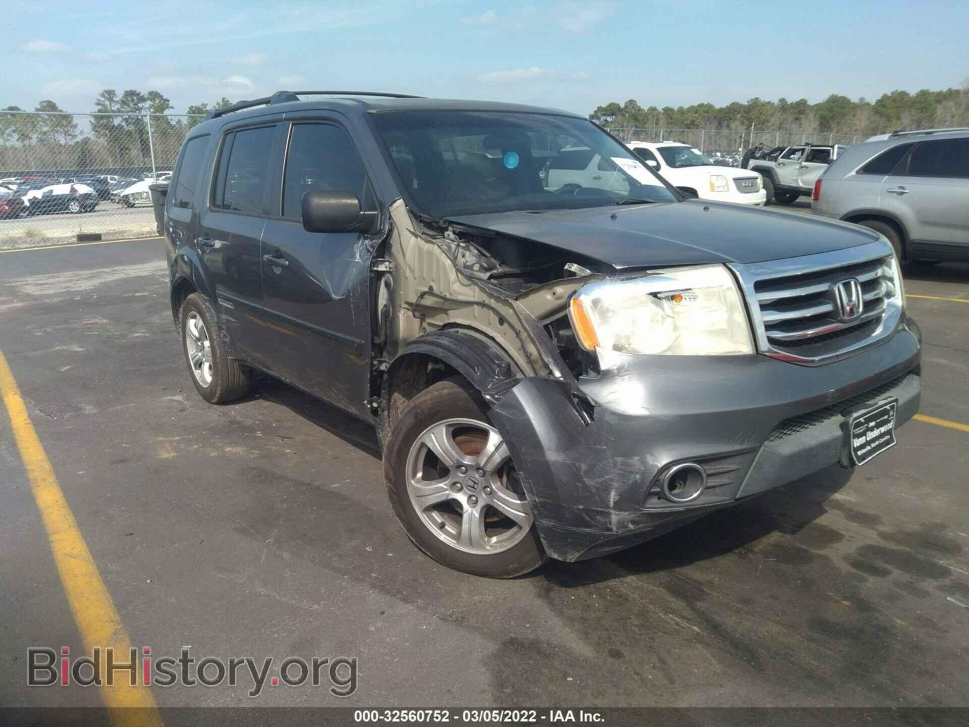 Фотография 5FNYF3H45CB012192 - HONDA PILOT 2012