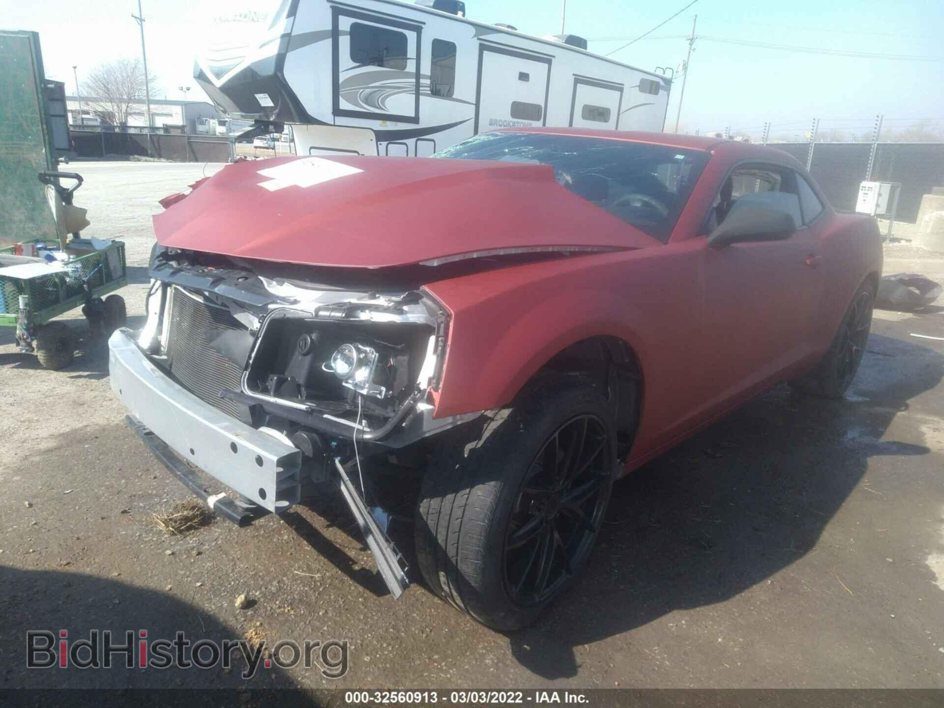 2013 CHEVROLET CAMARO - VIN: 2G1FE1E39D9187926 - Фото 2