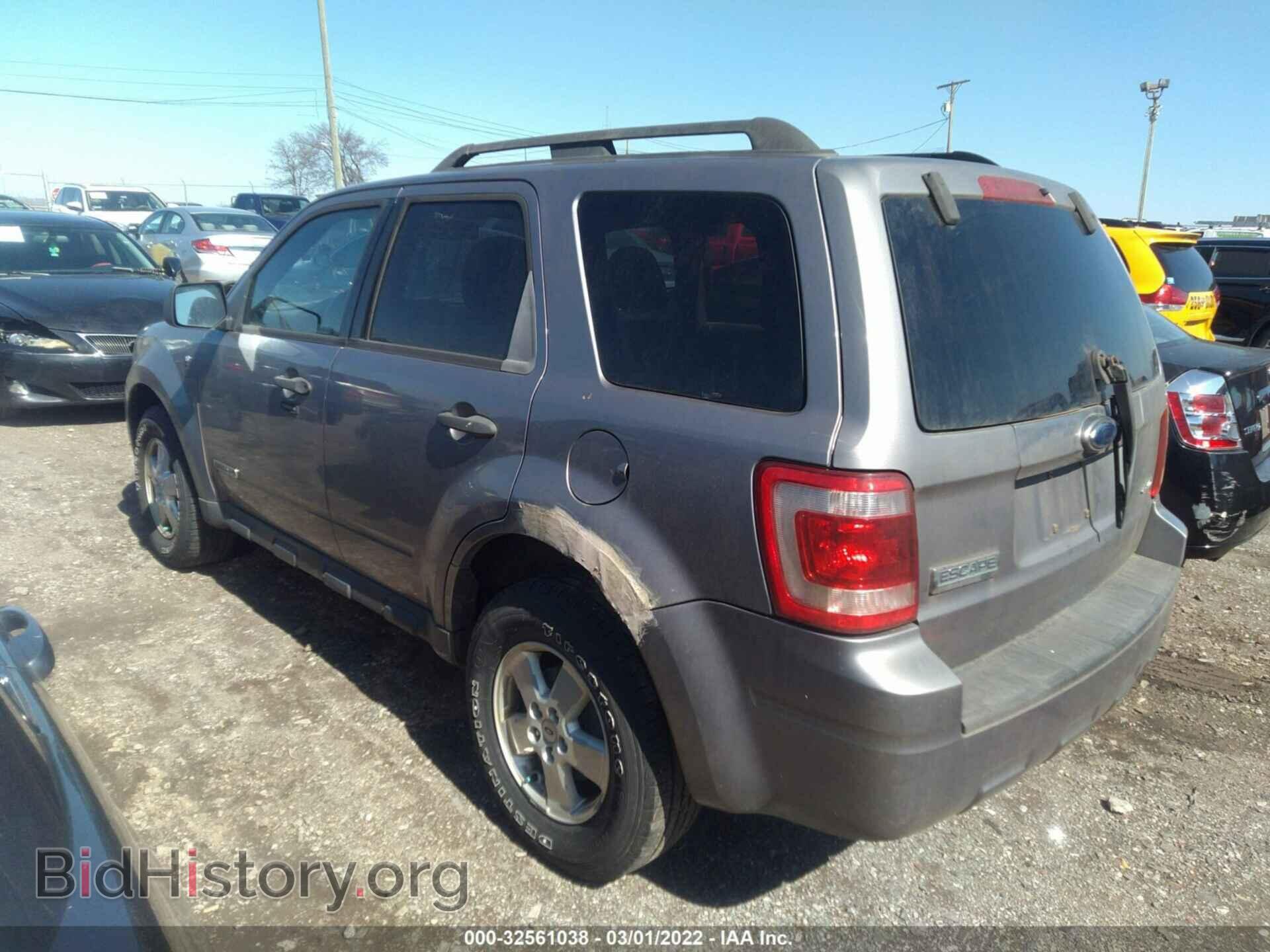 2008 FORD ESCAPE - VIN: 1FMCU93128KB36457 - Фото 3