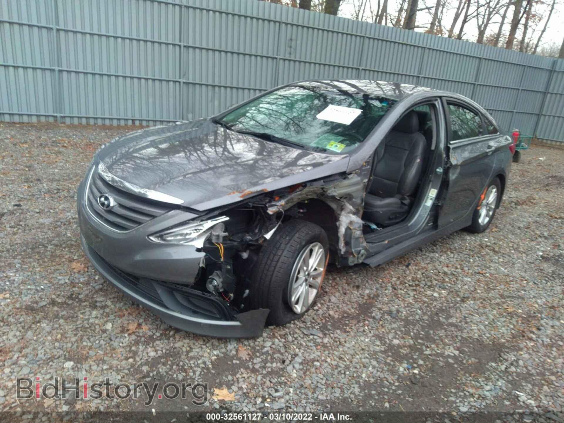 2014 HYUNDAI SONATA - VIN: 5NPEB4AC2EH938656 - Фото 2