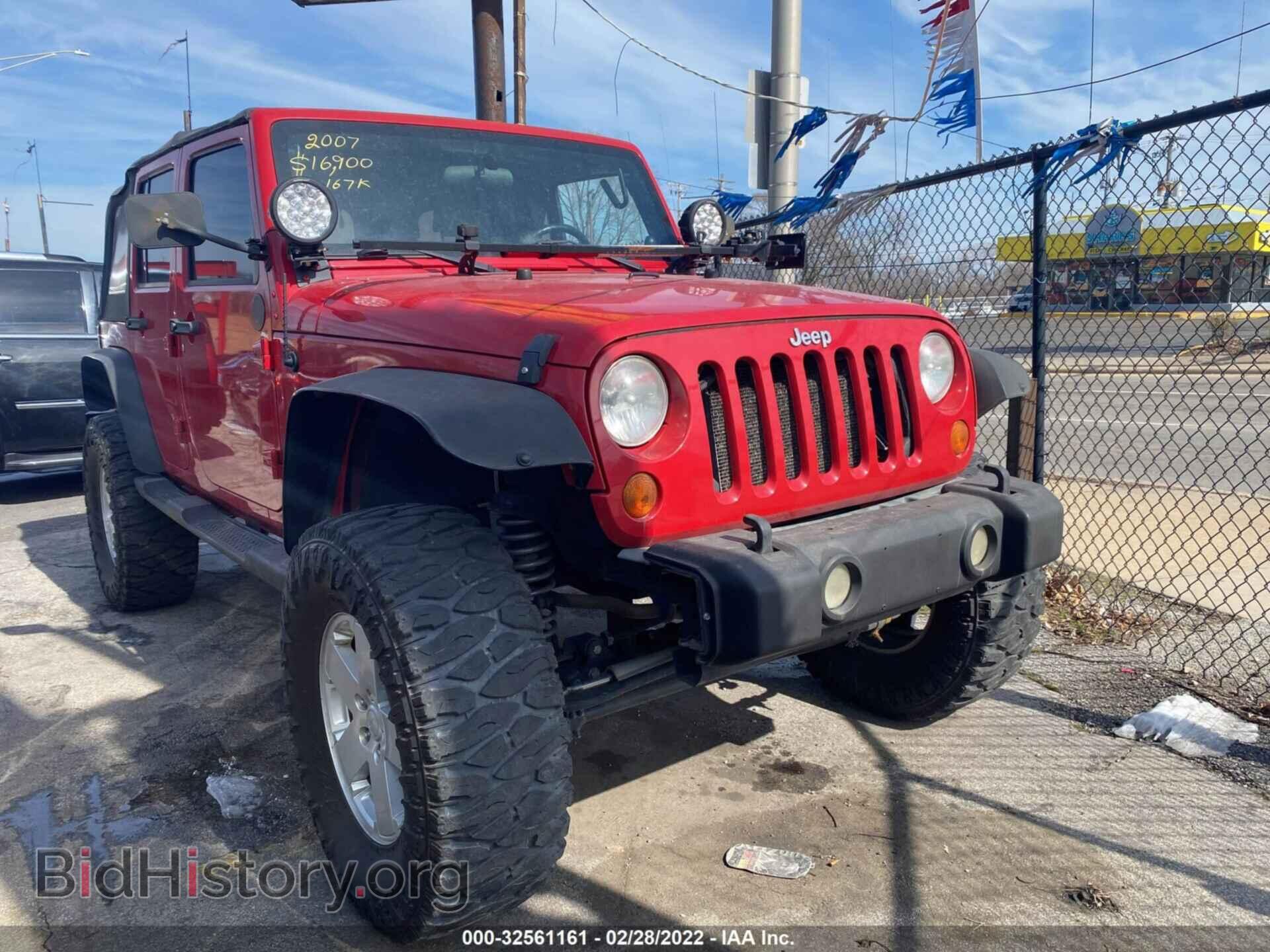 Photo 1J4GA39177L167659 - JEEP WRANGLER 2007