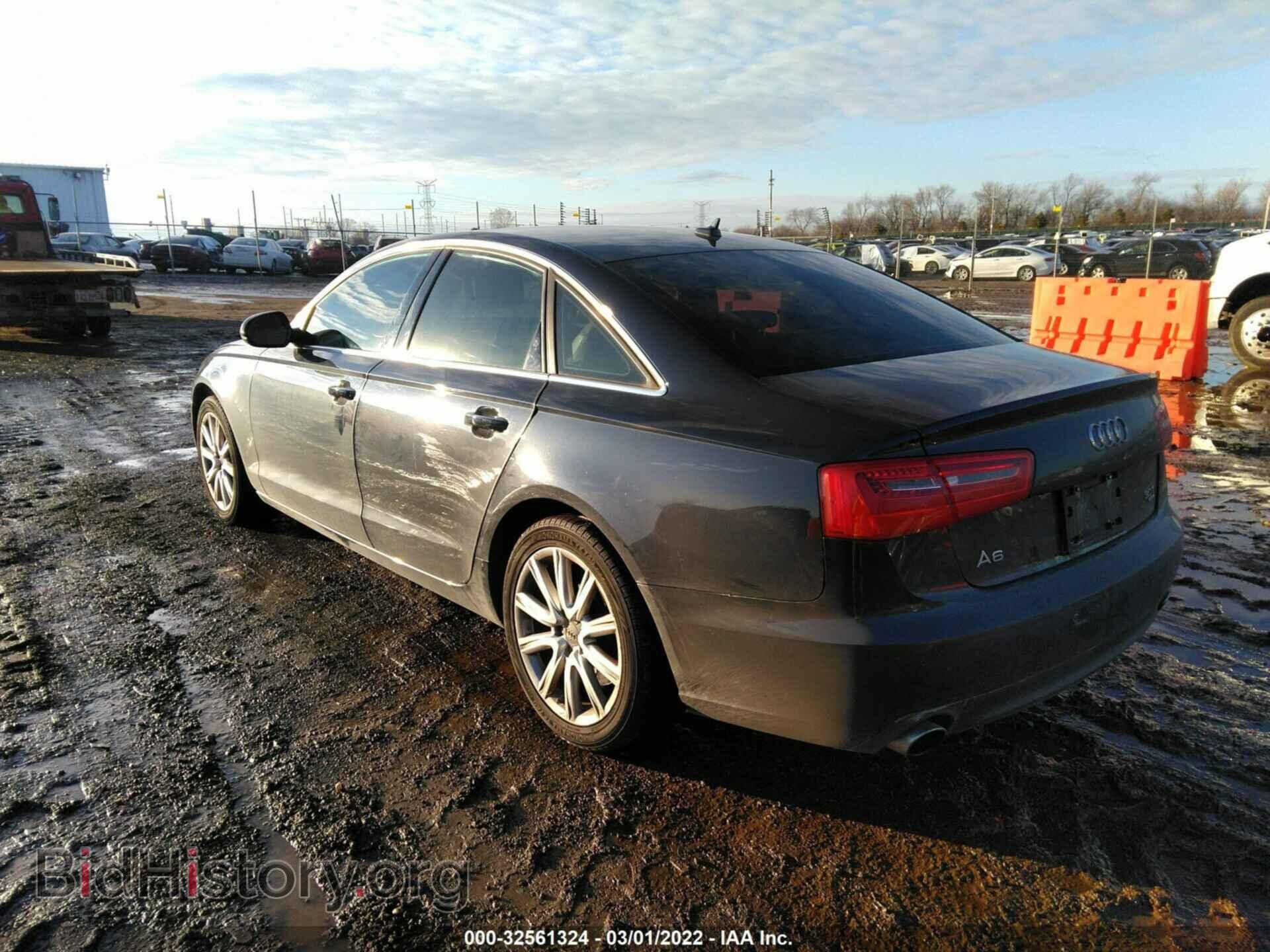 2013 AUDI A6 - VIN: WAUGGAFC1DN012343 - Фото 3