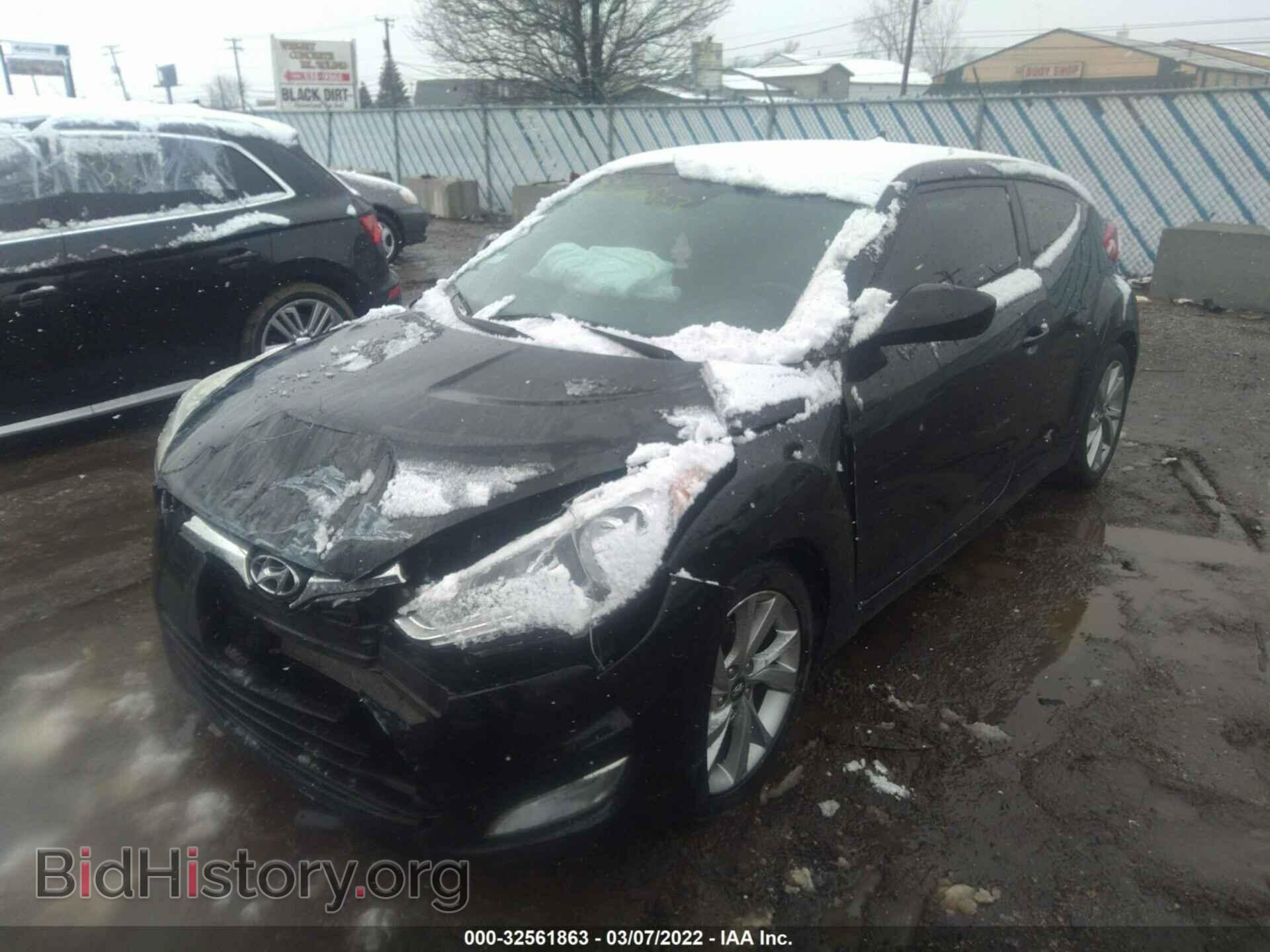 2017 HYUNDAI VELOSTER - VIN: KMHTC6AD0HU307399 - Фото 2