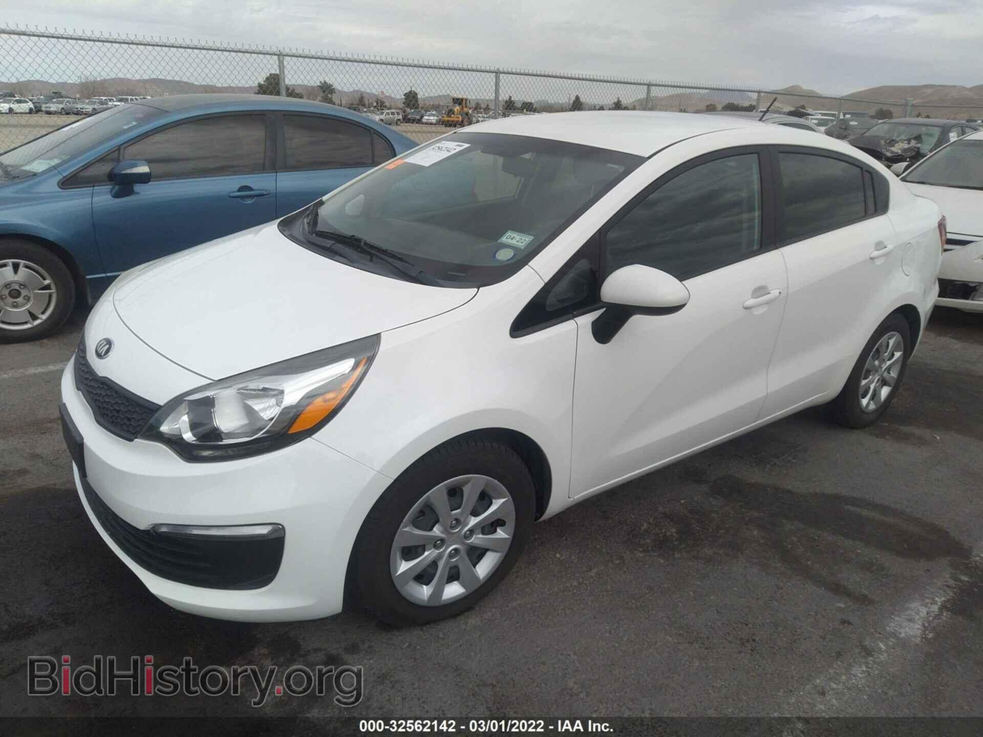 2016 KIA RIO - VIN: KNADM4A3XG6677387 - Фото 2