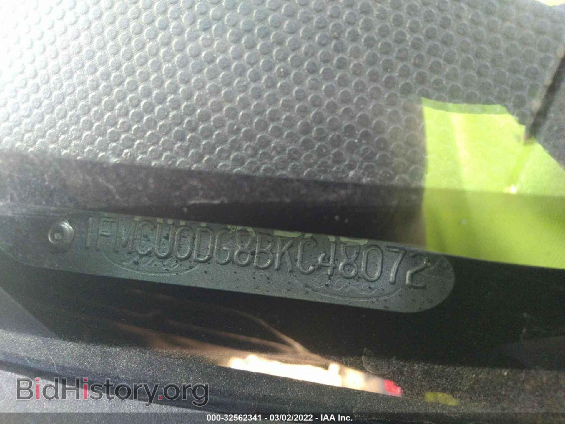 2011 FORD ESCAPE - VIN: 1FMCU0DG8BKC48072 - Фото 9
