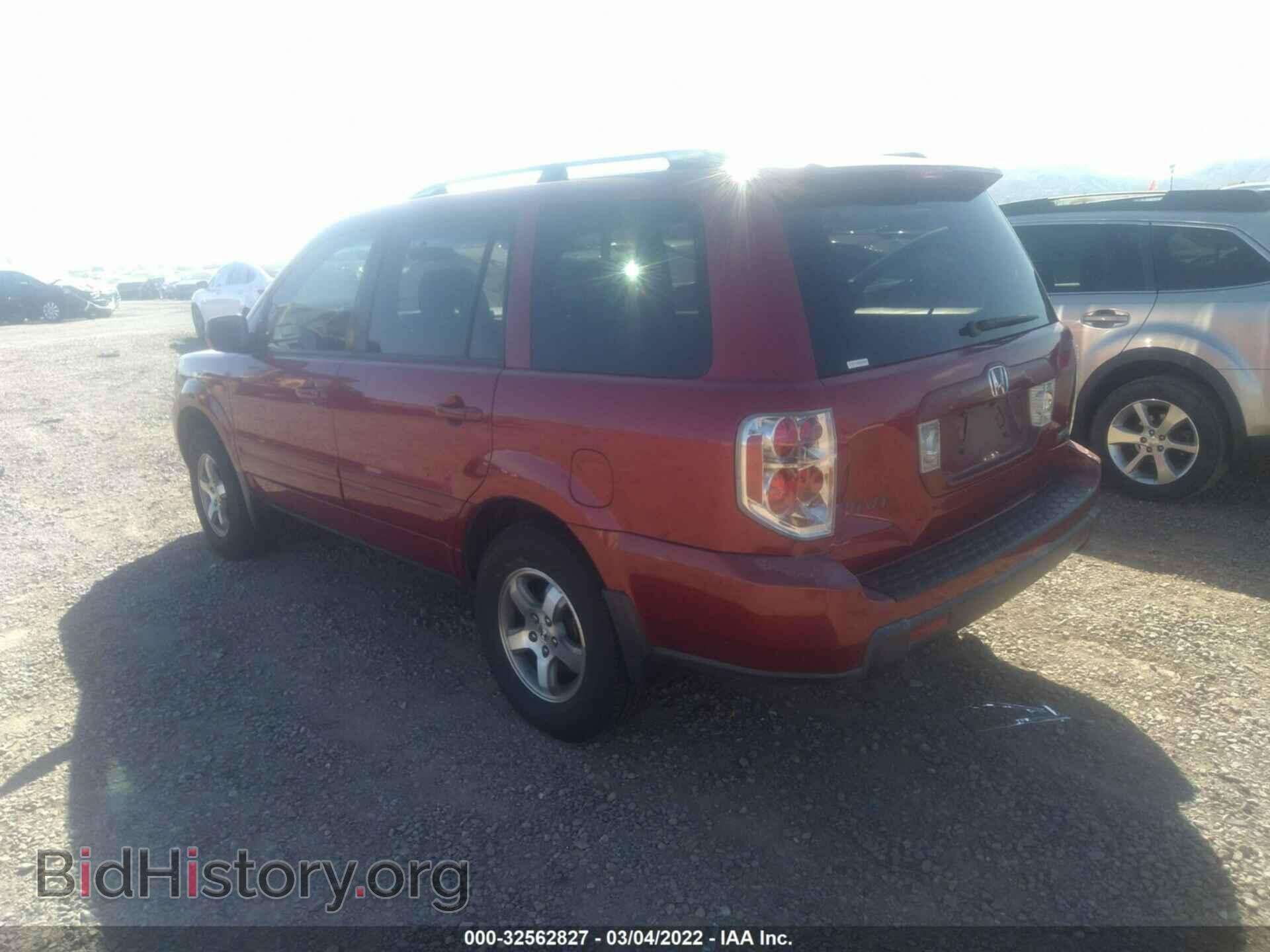 2006 HONDA PILOT - VIN: 2HKYF18416H531296 - Фото 3