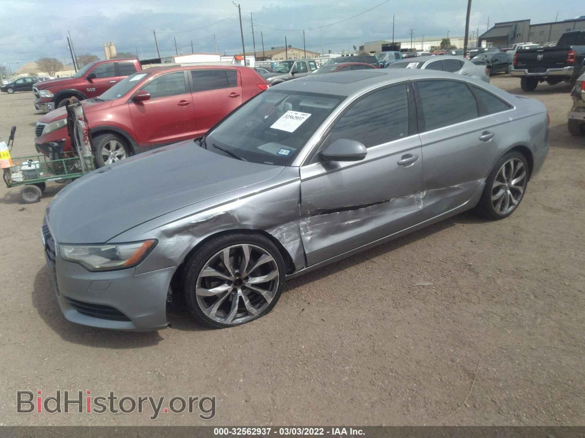 2013 AUDI A6 - VIN: WAUGFAFC4DN021007 - Фото 2