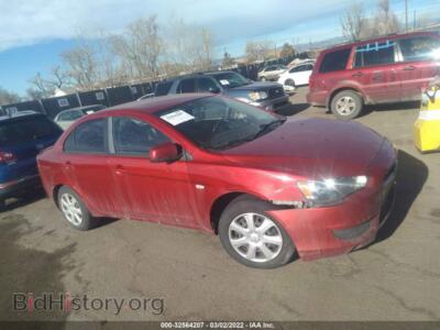 2014 Mitsubishi LANCER ES, красный — VIN JA32U2FU9EU020930, IAAI