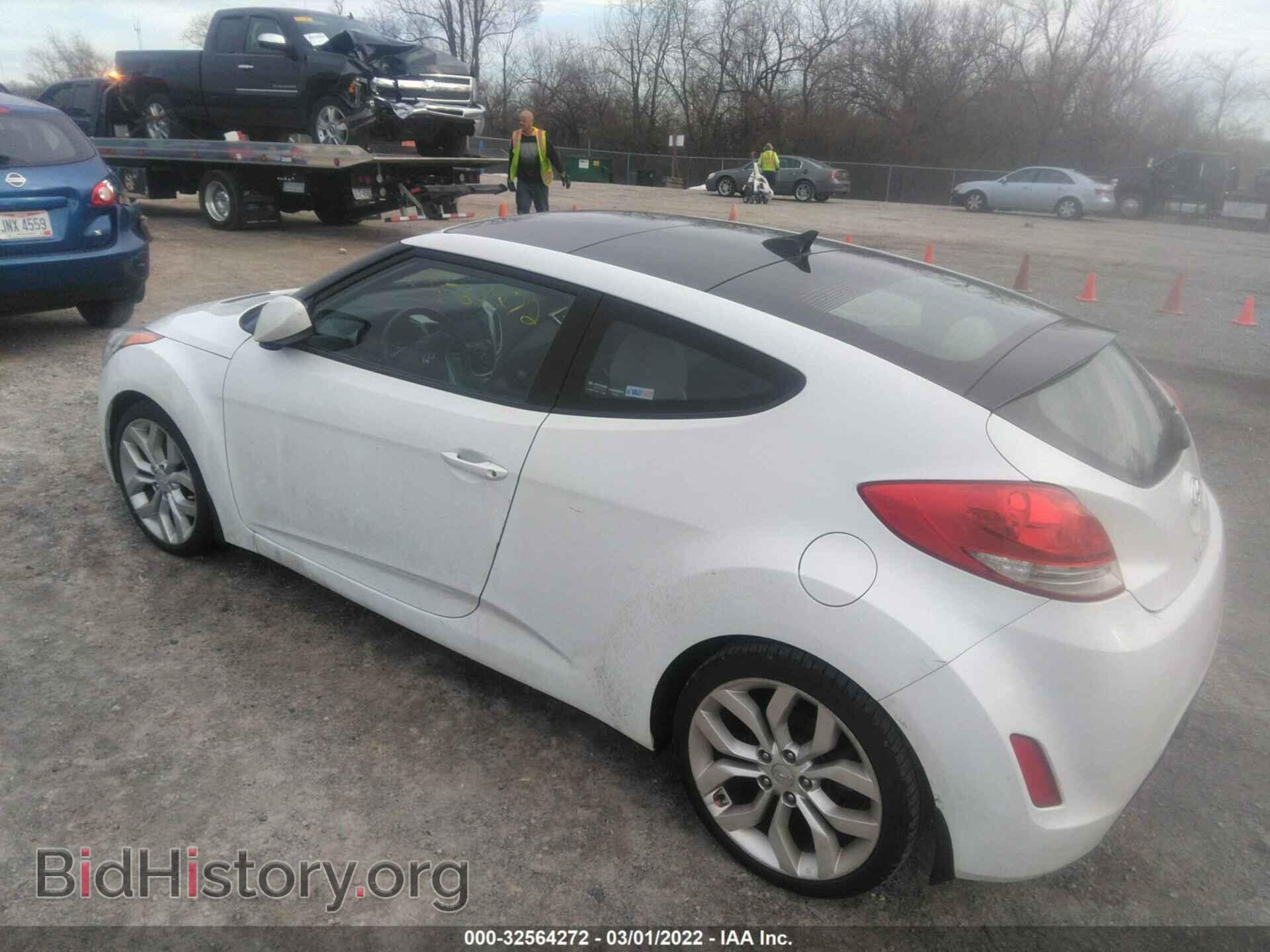 2013 HYUNDAI VELOSTER - VIN: KMHTC6AD9DU116493 - Фото 3