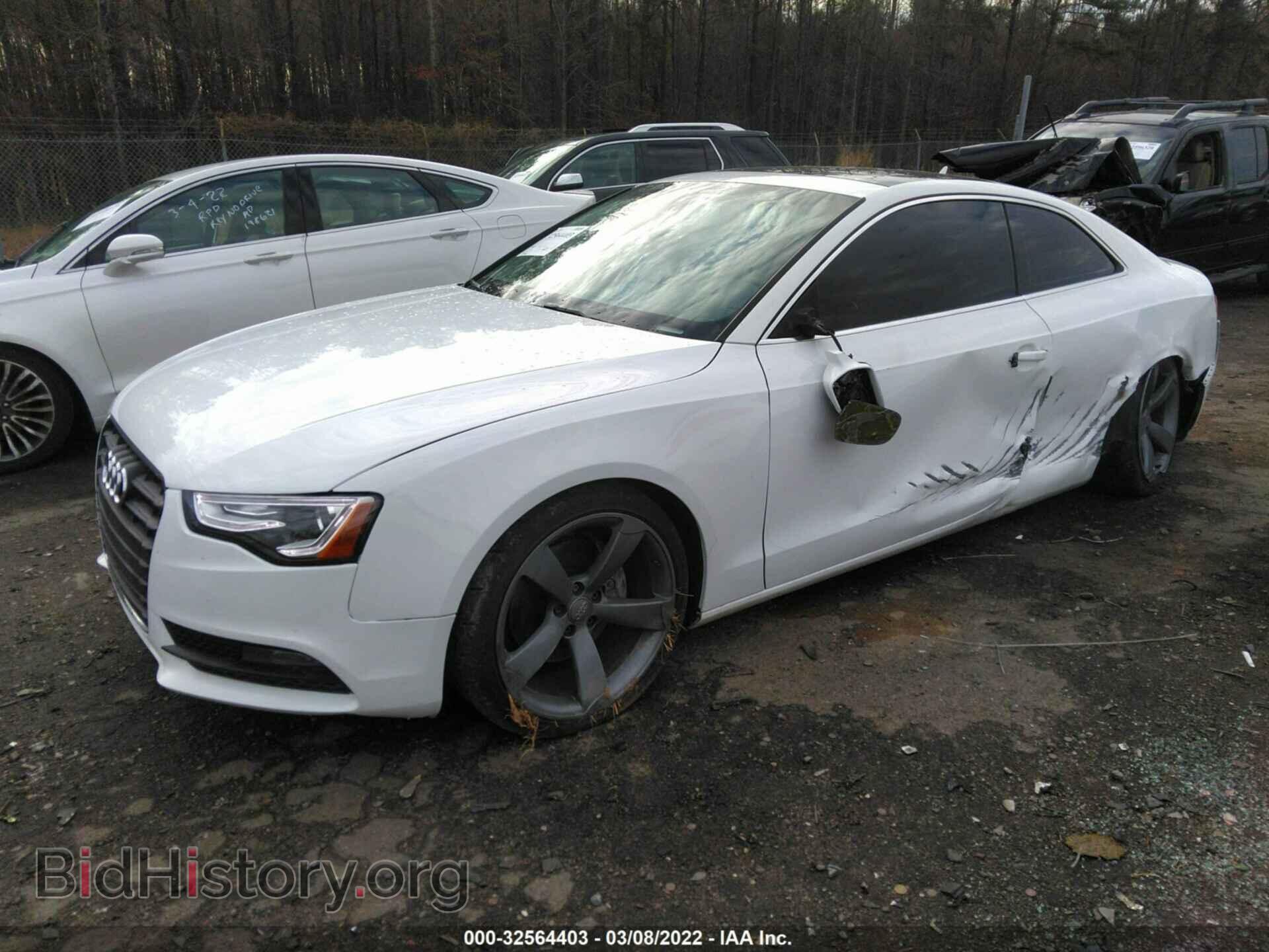 2013 AUDI A5 - VIN: WAULFAFR4DA002368 - Photo 2