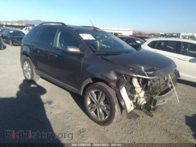 2014 Ford EDGE SEL, dark brown — VIN 2FMDK3JC9EBB39549, IAAI