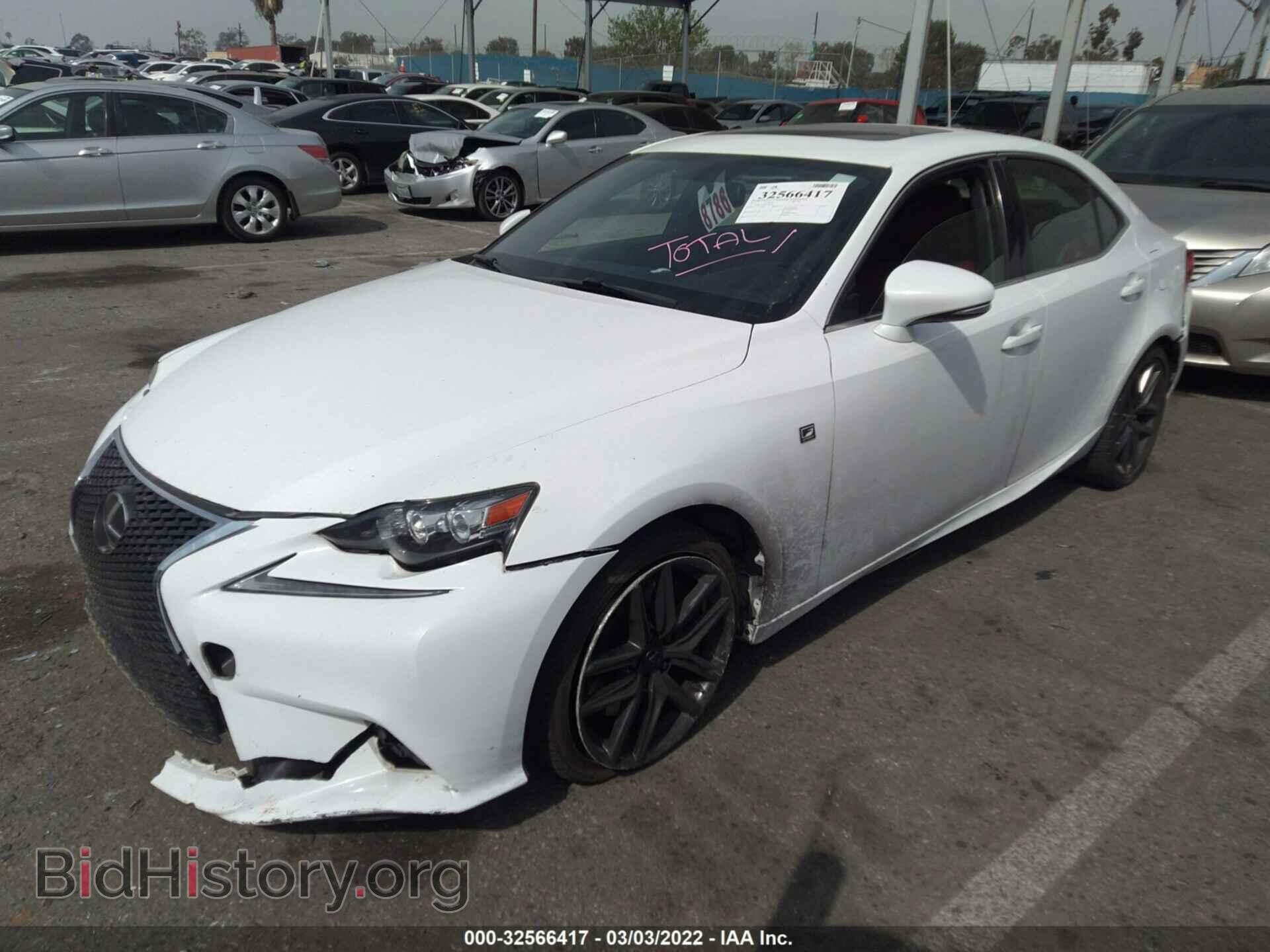 2014 LEXUS IS 350 - VIN: JTHBE1D22E5010615 - Фото 2