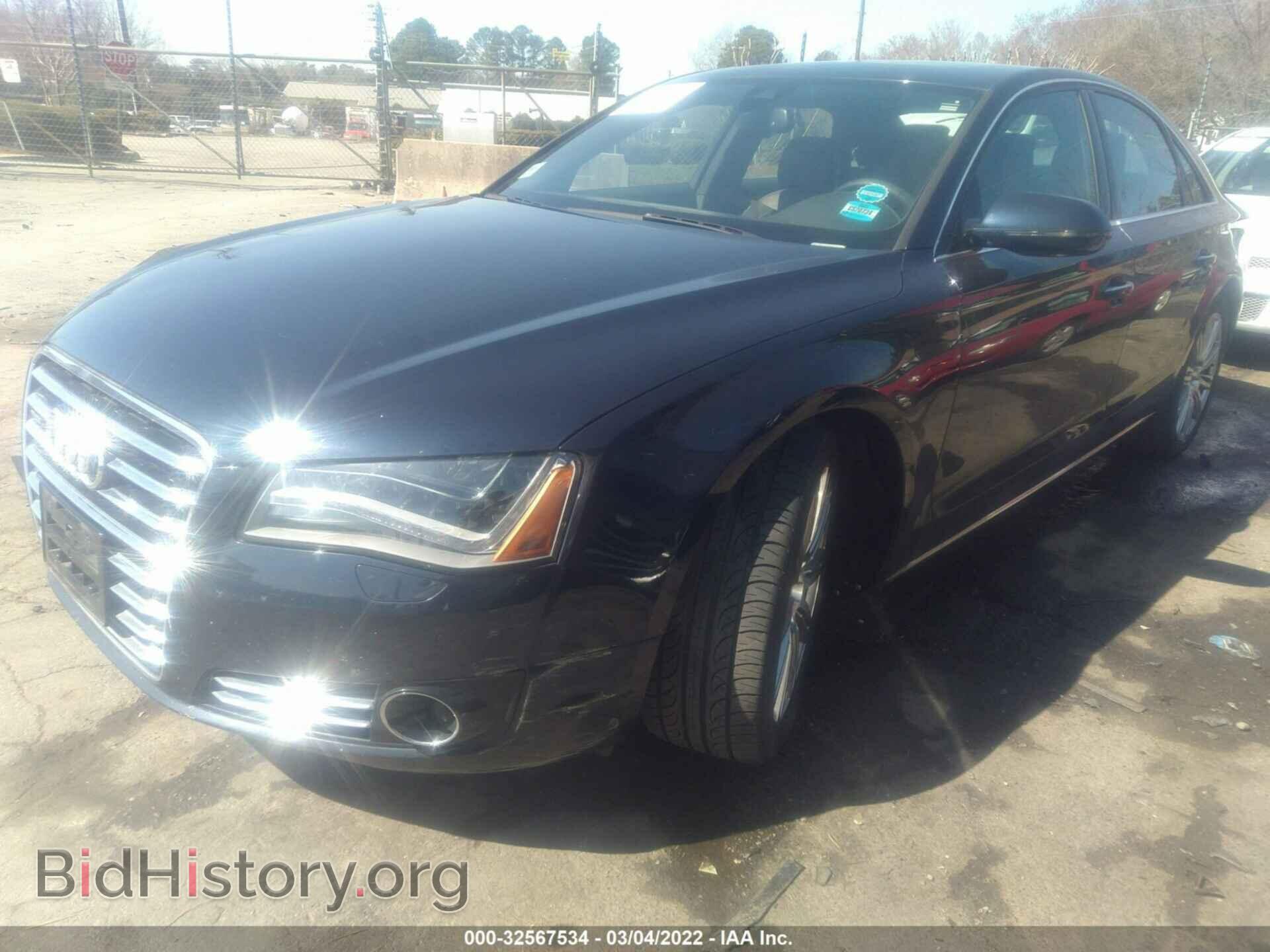 2013 AUDI A8 - VIN: WAUAGAFD4DN005644 - Фото 2