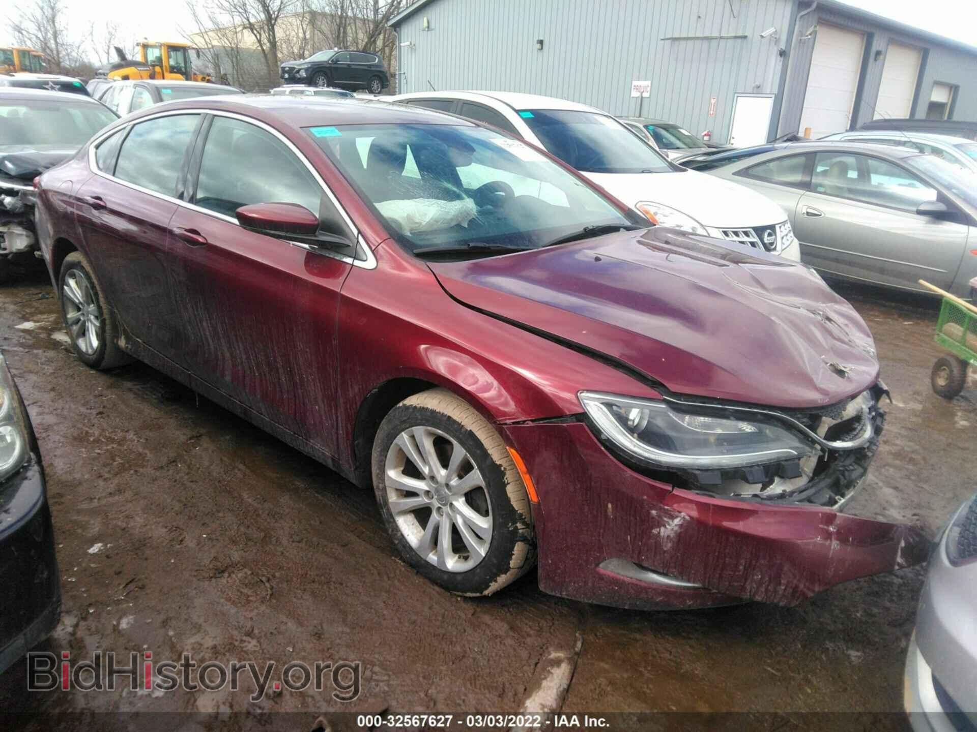 Фотография 1C3CCCAB7GN112561 - CHRYSLER 200 2016