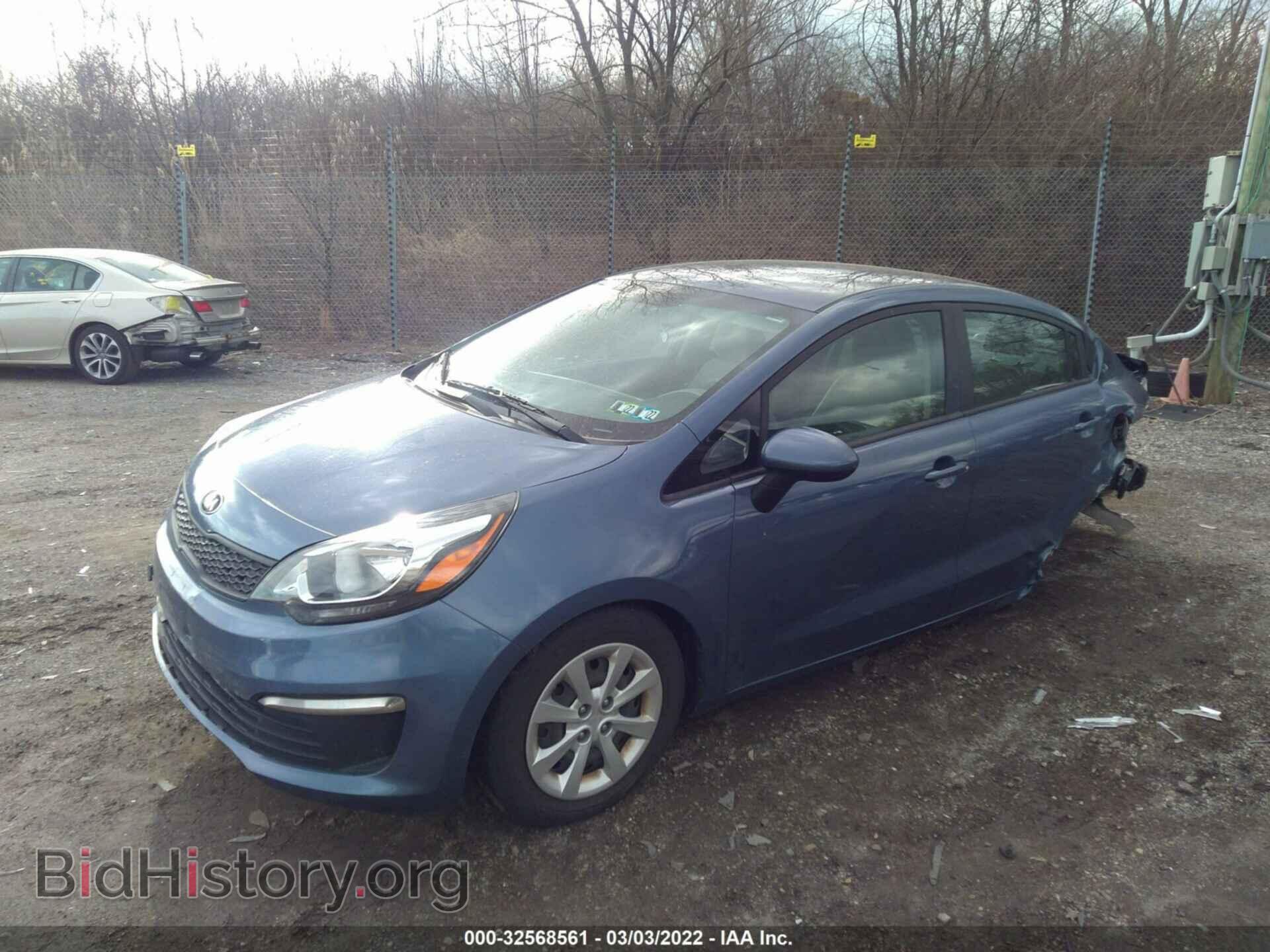 2016 KIA RIO - VIN: KNADM4A38G6586361 - Фото 2