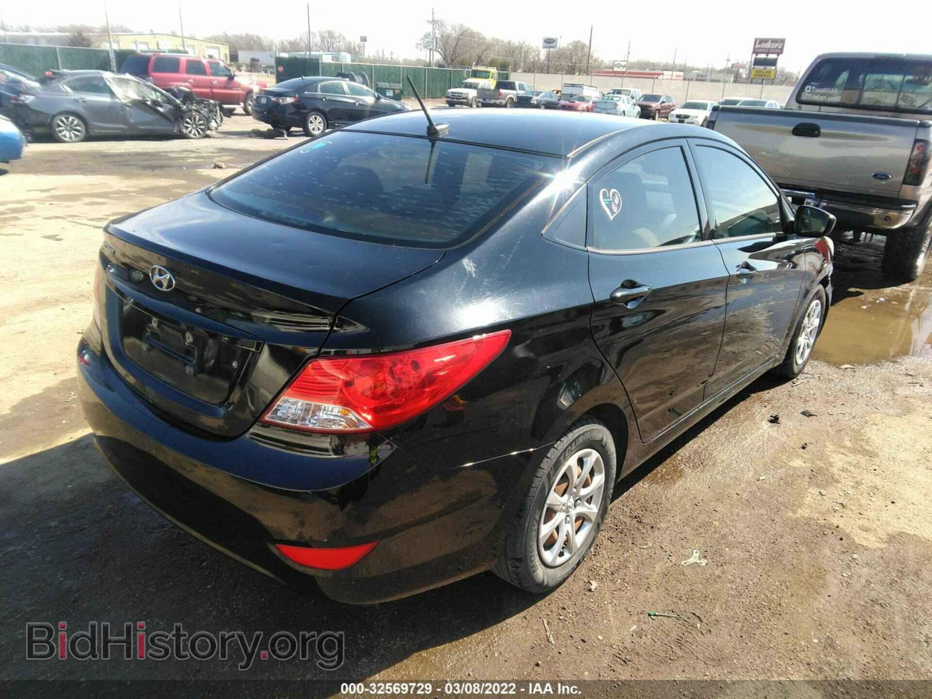 2013 HYUNDAI ACCENT - VIN: KMHCT4AE5DU489401 - Фото 4