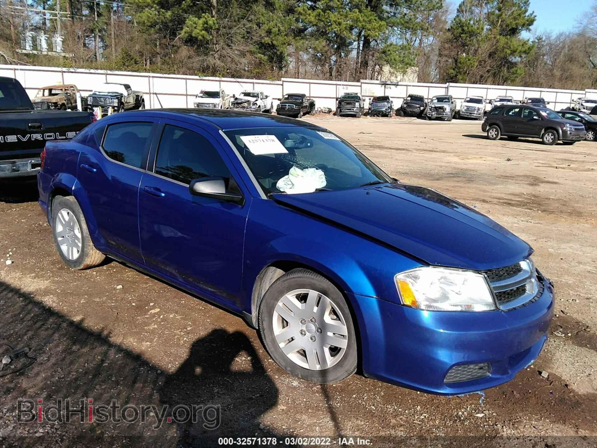 Photo 1C3CDZAB0EN138738 - DODGE AVENGER 2014