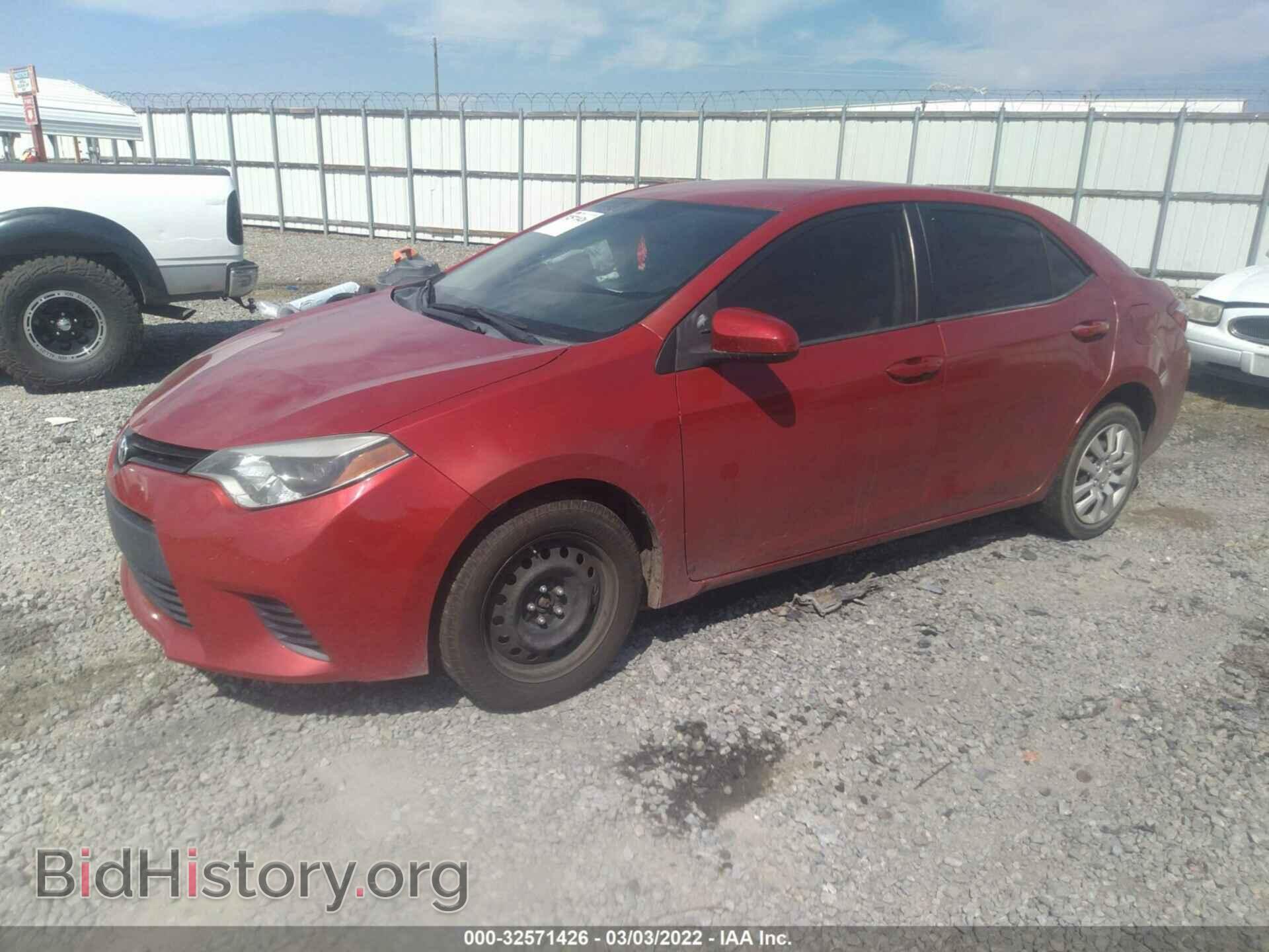 2014 TOYOTA COROLLA - VIN: 5YFBURHE6EP021692 - Фото 2