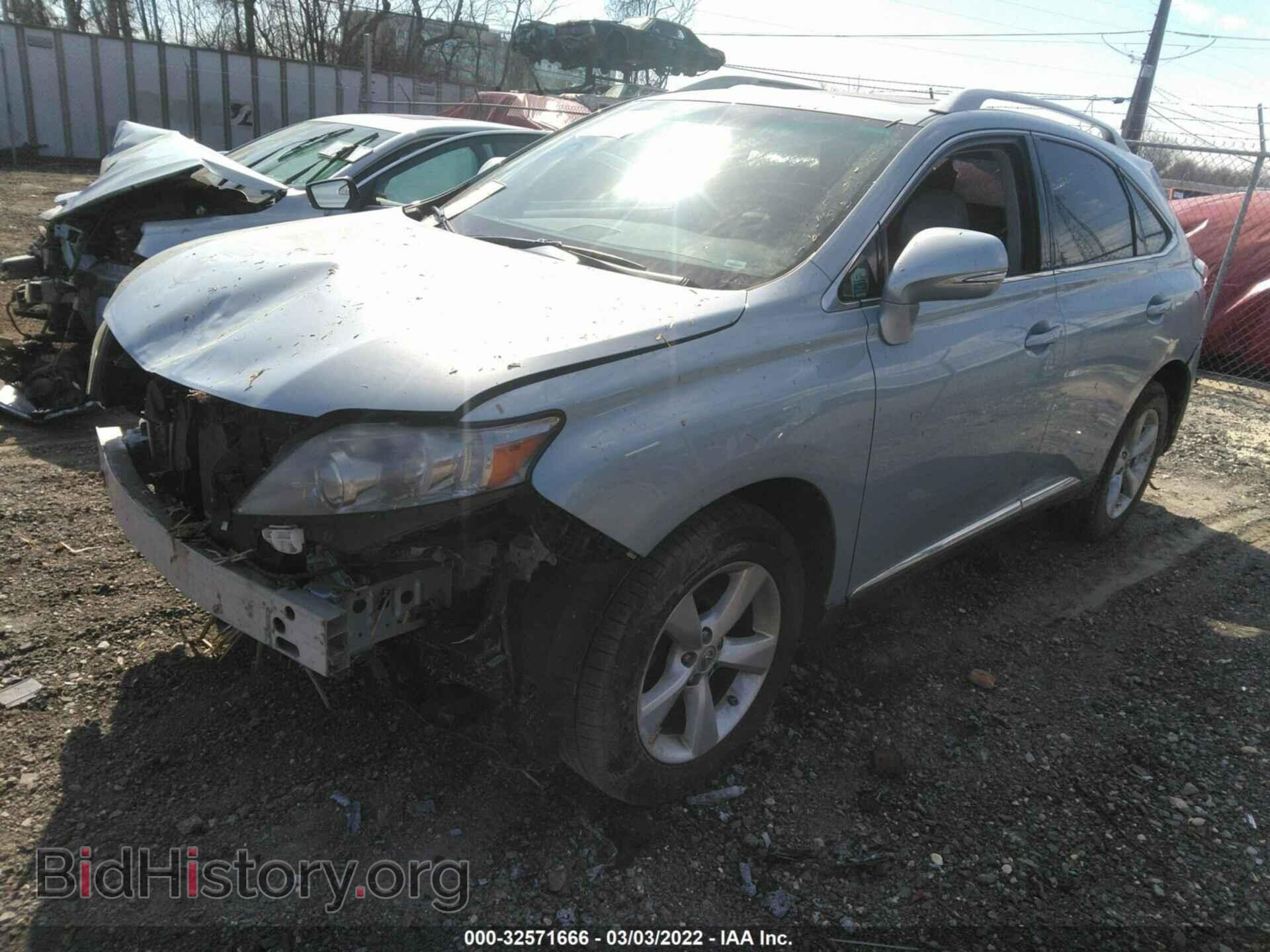2011 LEXUS RX 350 - VIN: 2T2BK1BA5BC082343 - Фото 2