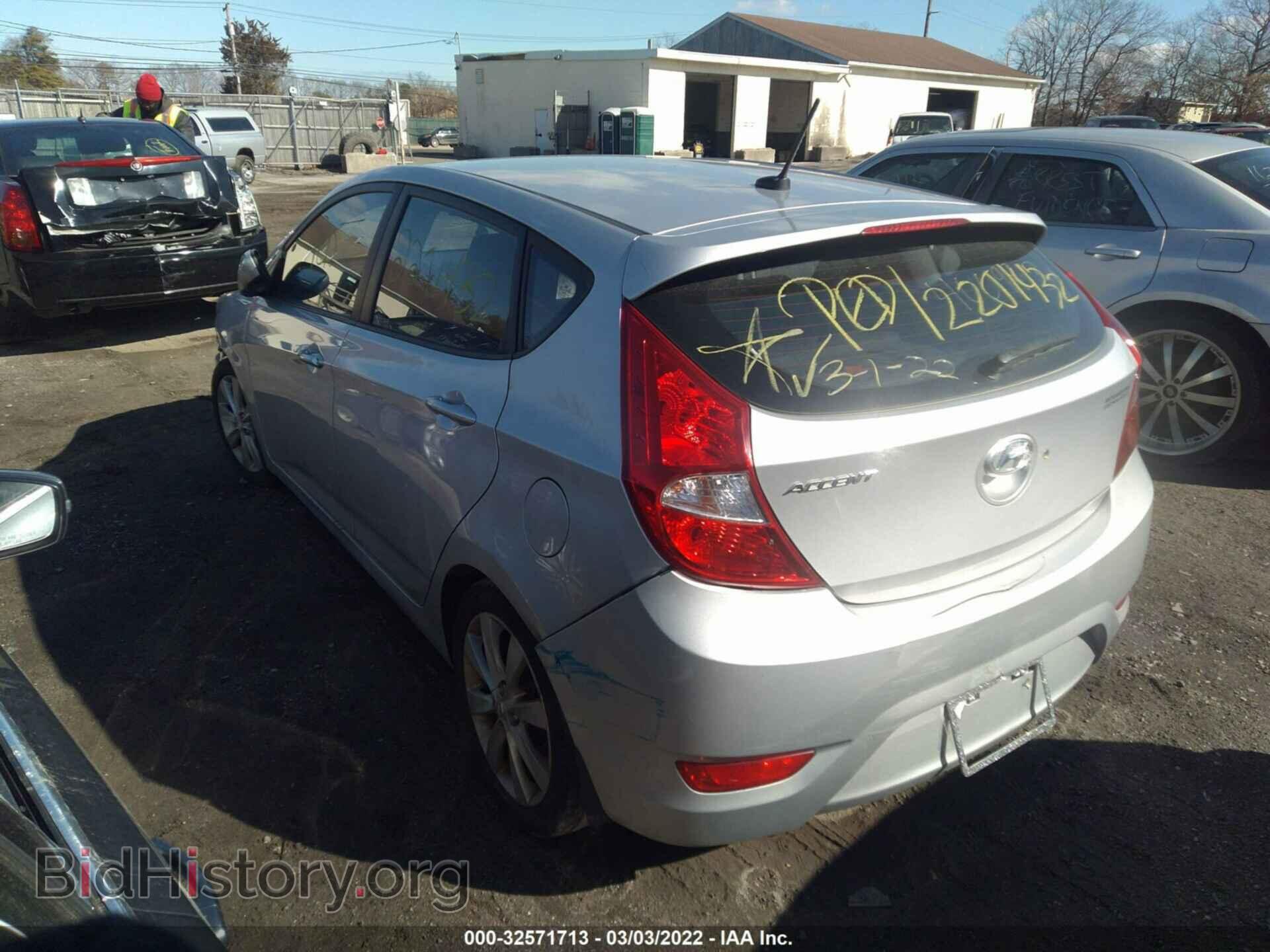 2012 HYUNDAI ACCENT - VIN: KMHCU5AE6CU037393 - Фото 3