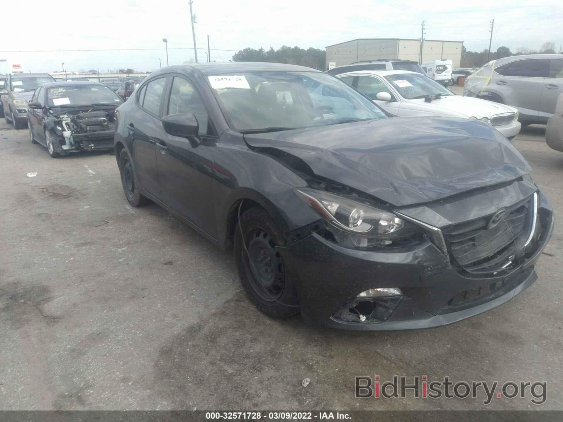 Photo JM1BM1T78G1289015 - MAZDA MAZDA3 2016